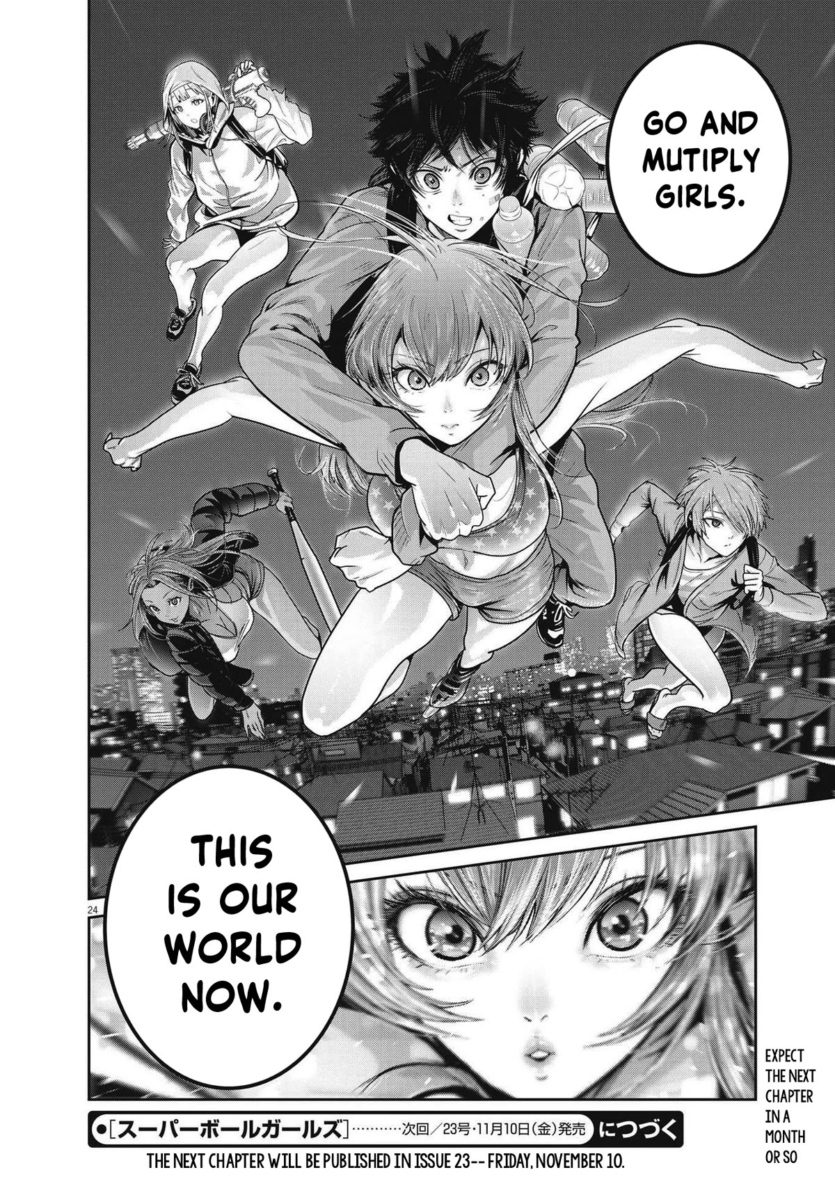 Super Ball Girls Chapter 20 page 23 - Chapter 20: Instinct