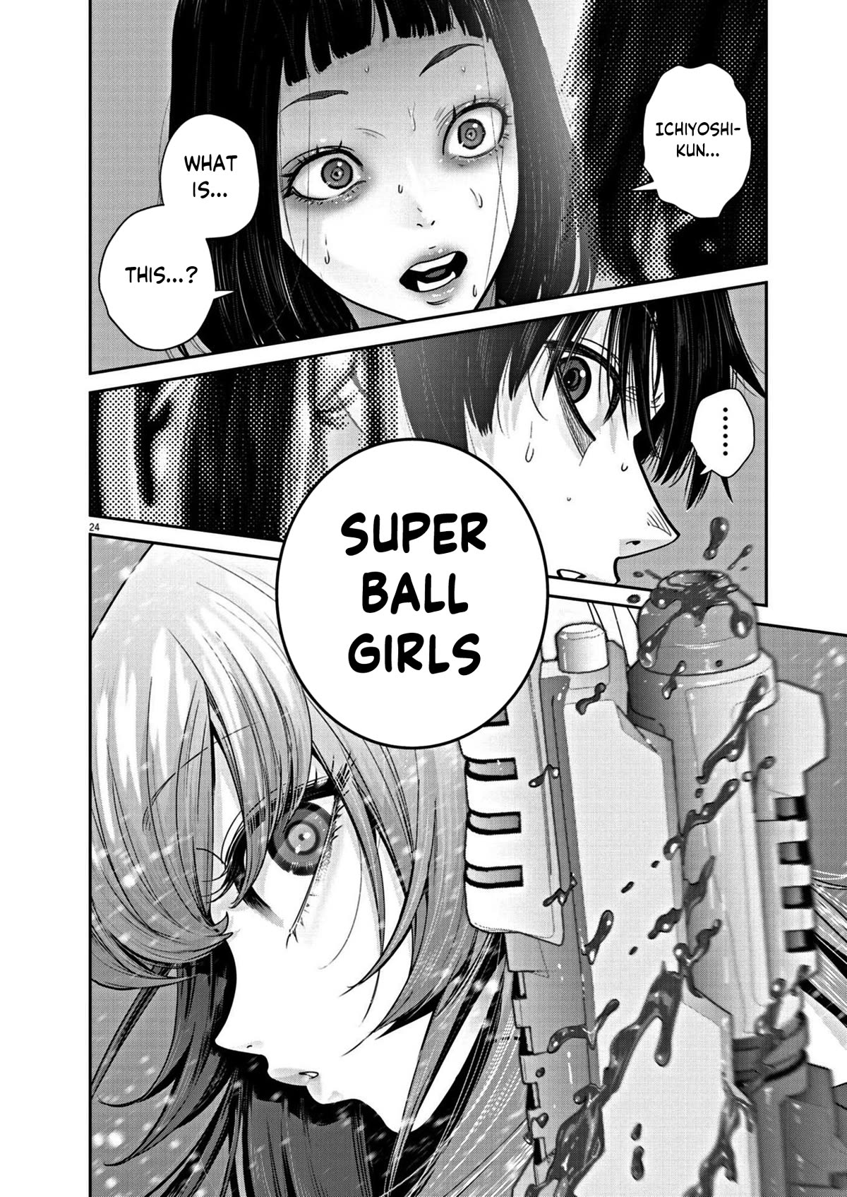 Super Ball Girls Chapter 21 page 22 - Chapter 21: Action