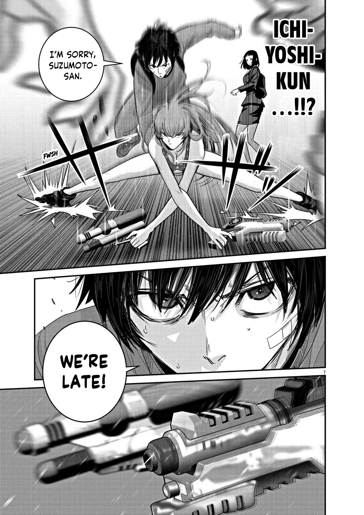 Super Ball Girls Chapter 21 page 7 - Chapter 21: Action