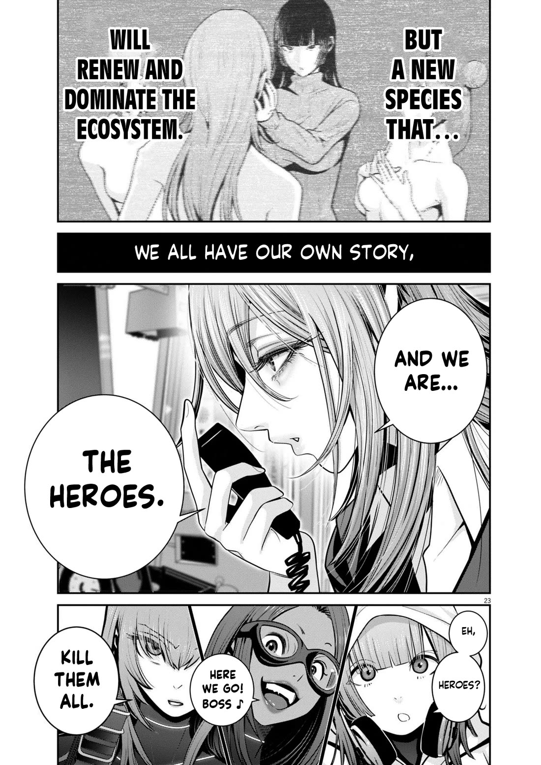 Super Ball Girls Chapter 30 page 21 - Chapter 30: Super Ball Girls War