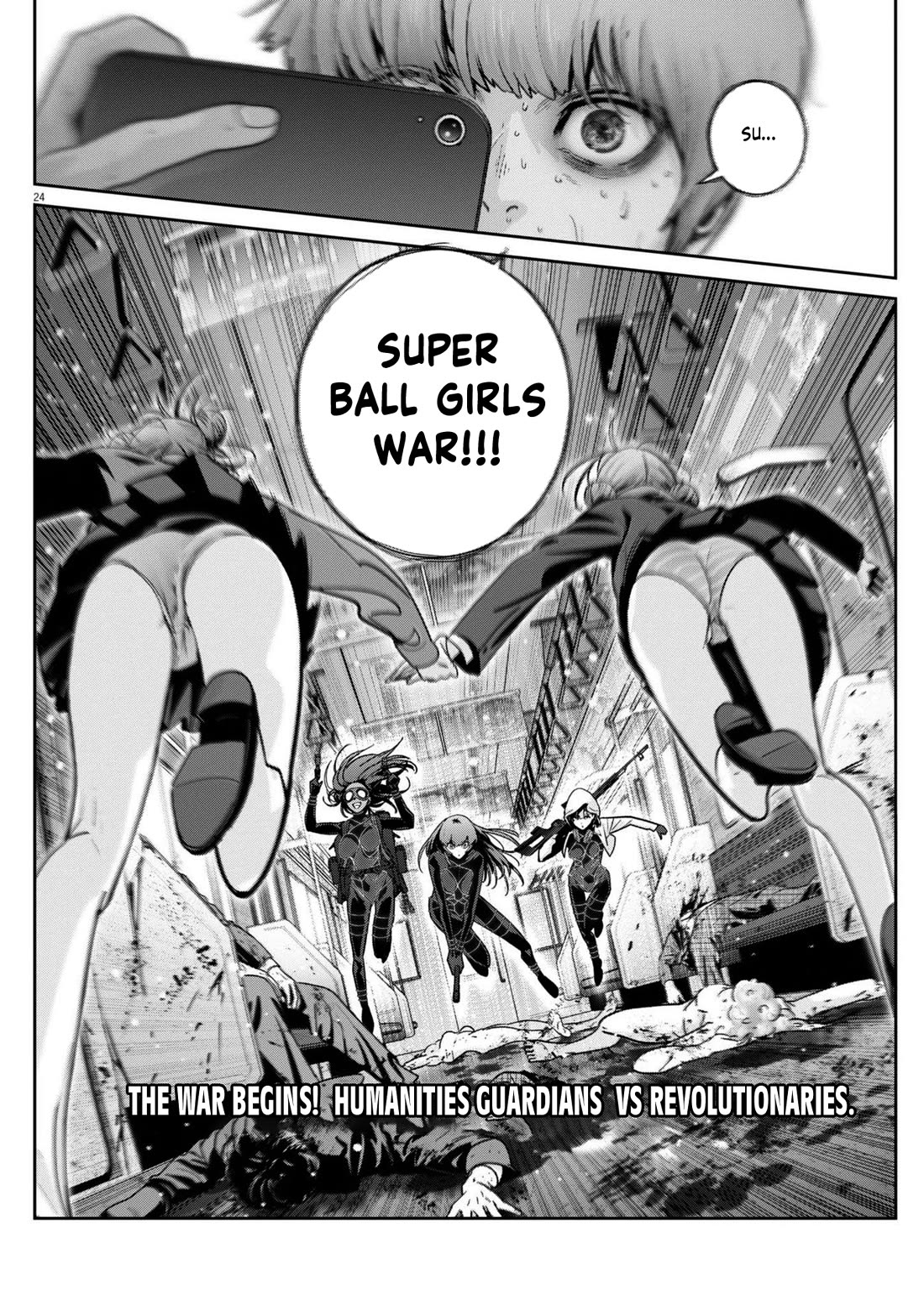 Super Ball Girls Chapter 30 page 22 - Chapter 30: Super Ball Girls War