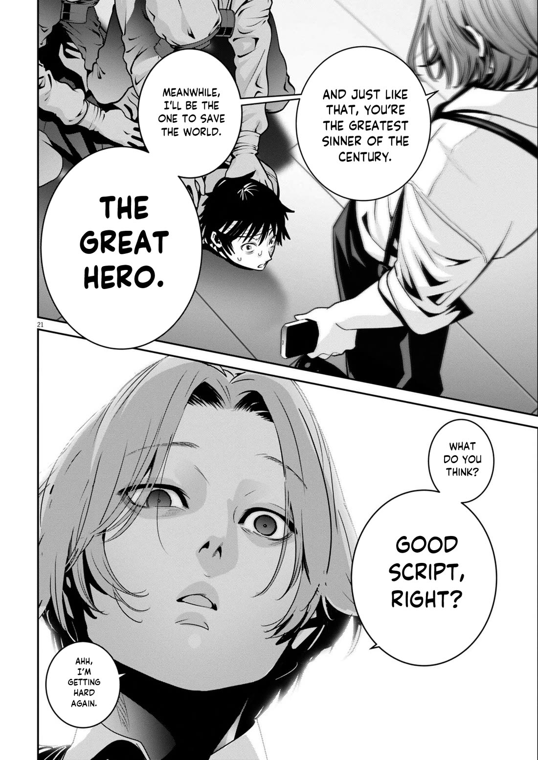 Super Ball Girls Chapter 36 page 19 - Chapter 36: The Great Sinner and the Great Hero
