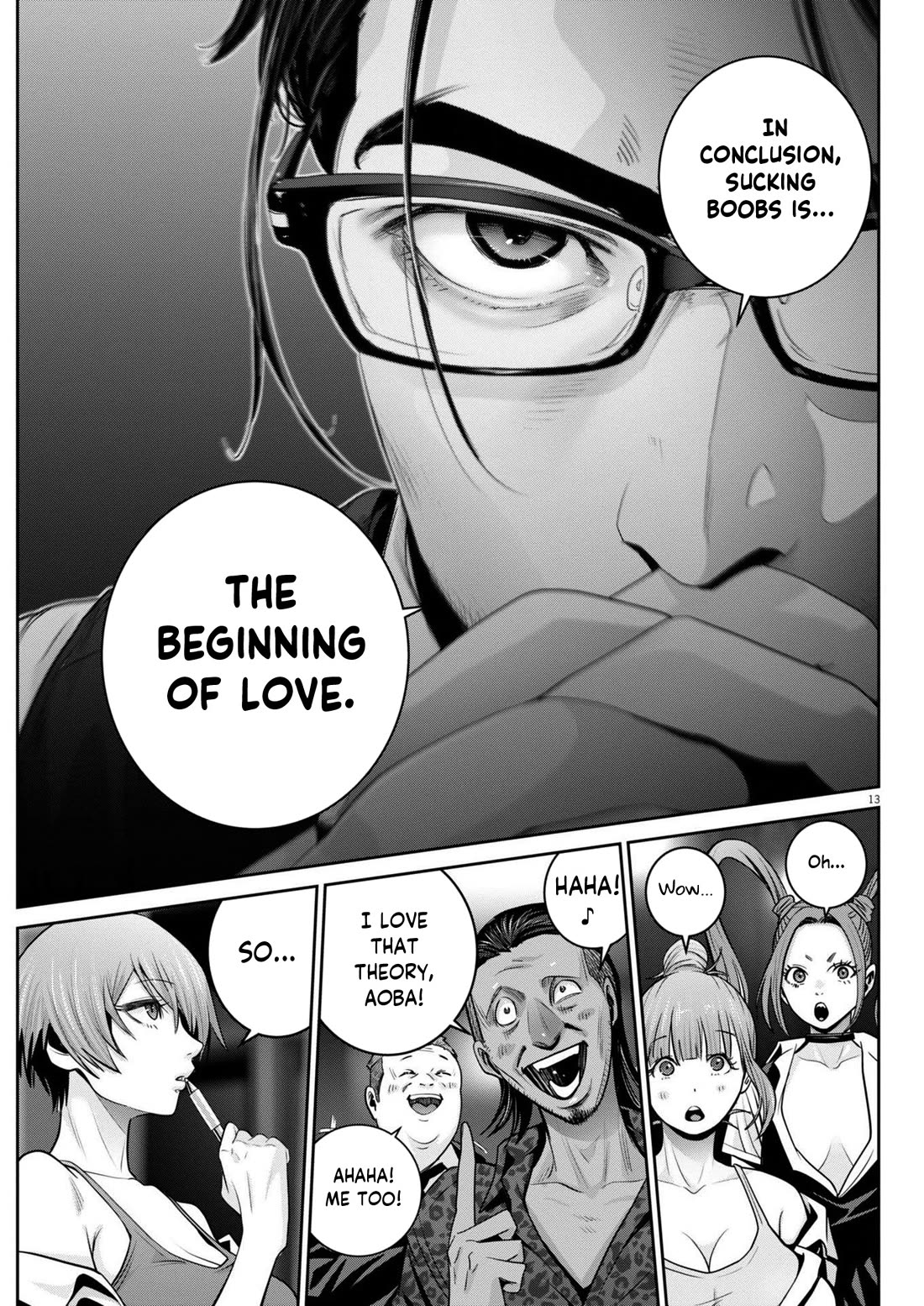 Super Ball Girls Chapter 37 page 13 - Chapter 37: Suck?