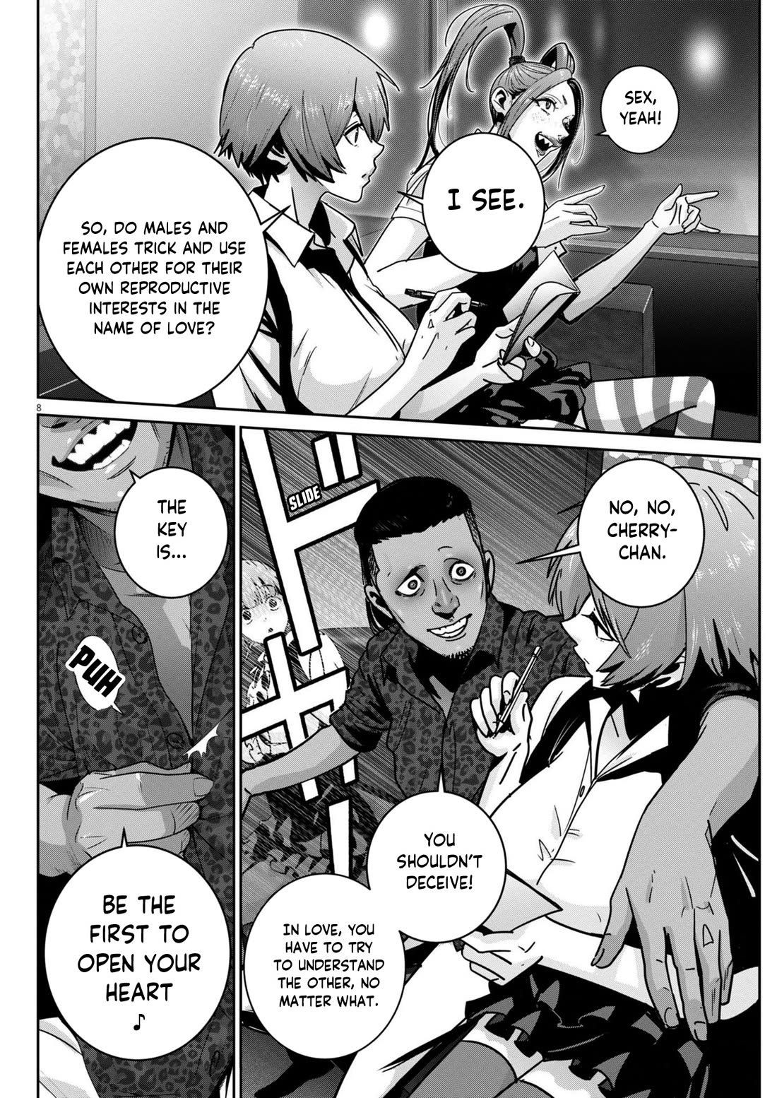 Super Ball Girls Chapter 37 page 8 - Chapter 37: Suck?