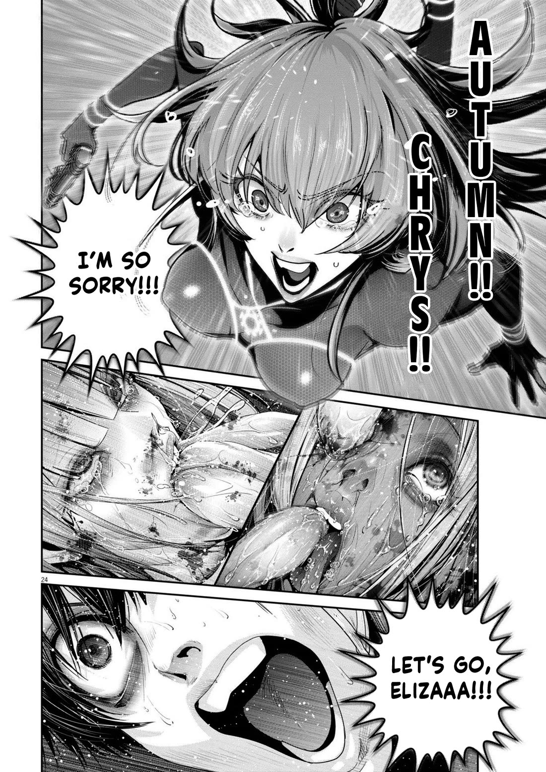 Super Ball Girls Chapter 40 page 20 - Chapter 40: Battle at Tokyo Station Plaza