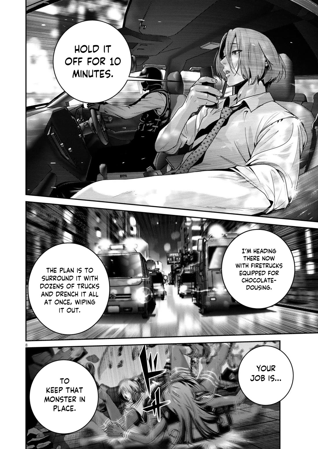 Super Ball Girls Chapter 40 page 5 - Chapter 40: Battle at Tokyo Station Plaza
