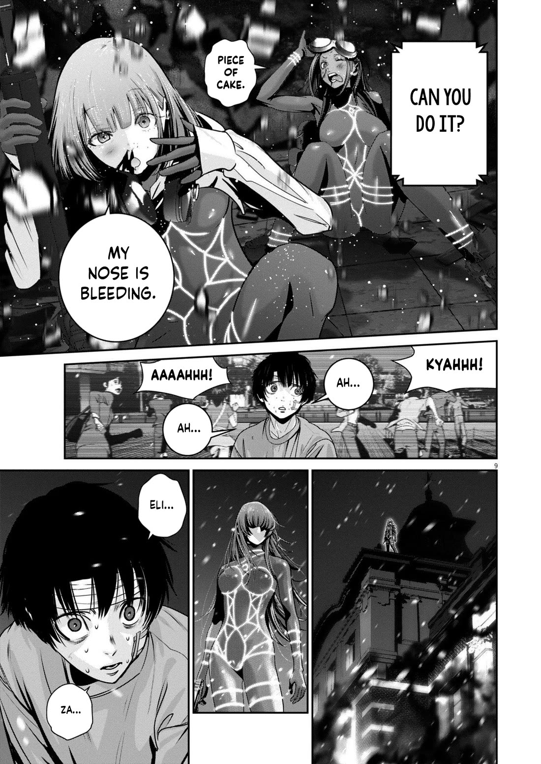 Super Ball Girls Chapter 40 page 6 - Chapter 40: Battle at Tokyo Station Plaza