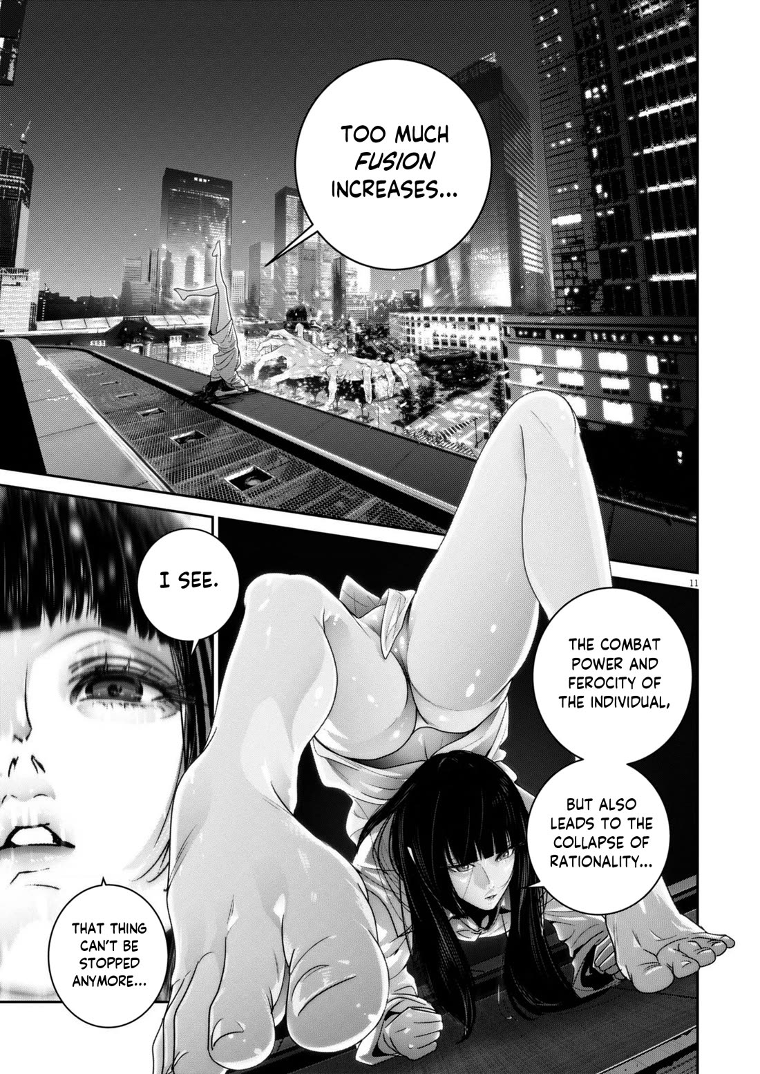 Super Ball Girls Chapter 40 page 8 - Chapter 40: Battle at Tokyo Station Plaza