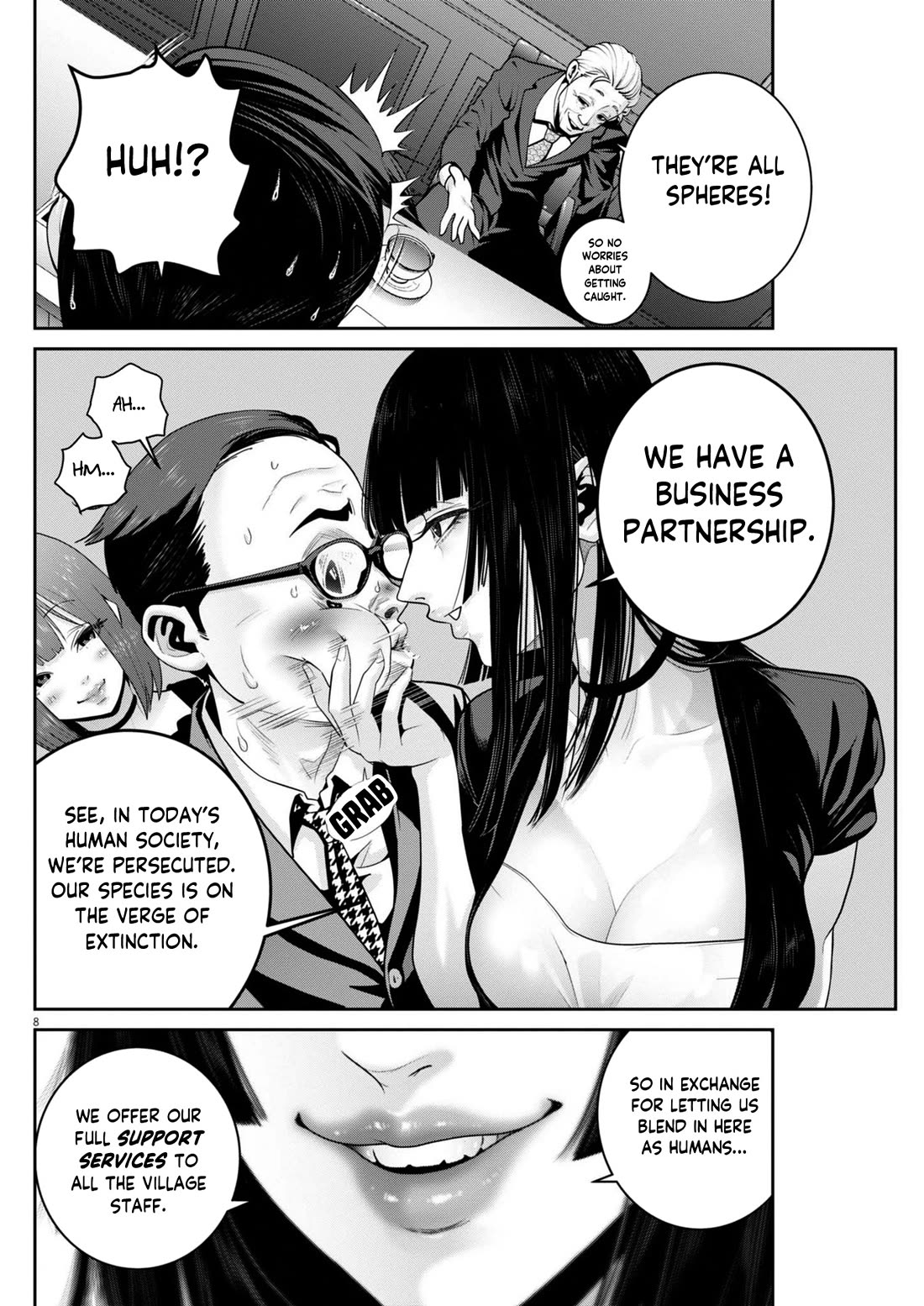 Super Ball Girls Chapter 47 page 8 - Chapter 47: Symbiosis