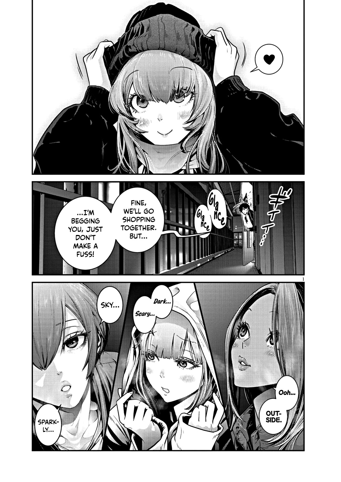 Super Ball Girls Chapter 5 page 2 - Chapter 5: A Walk in the Night