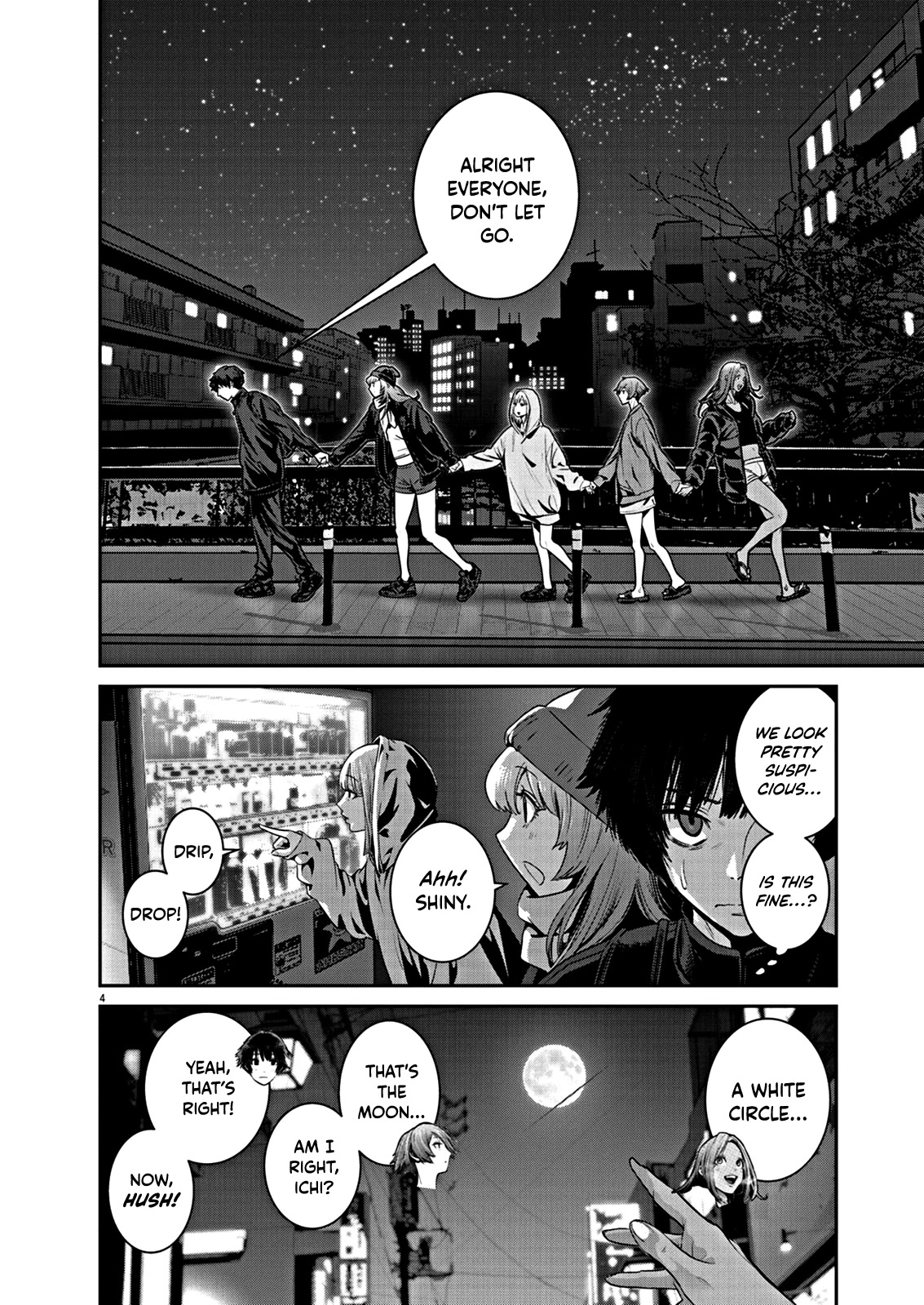 Super Ball Girls Chapter 5 page 4 - Chapter 5: A Walk in the Night