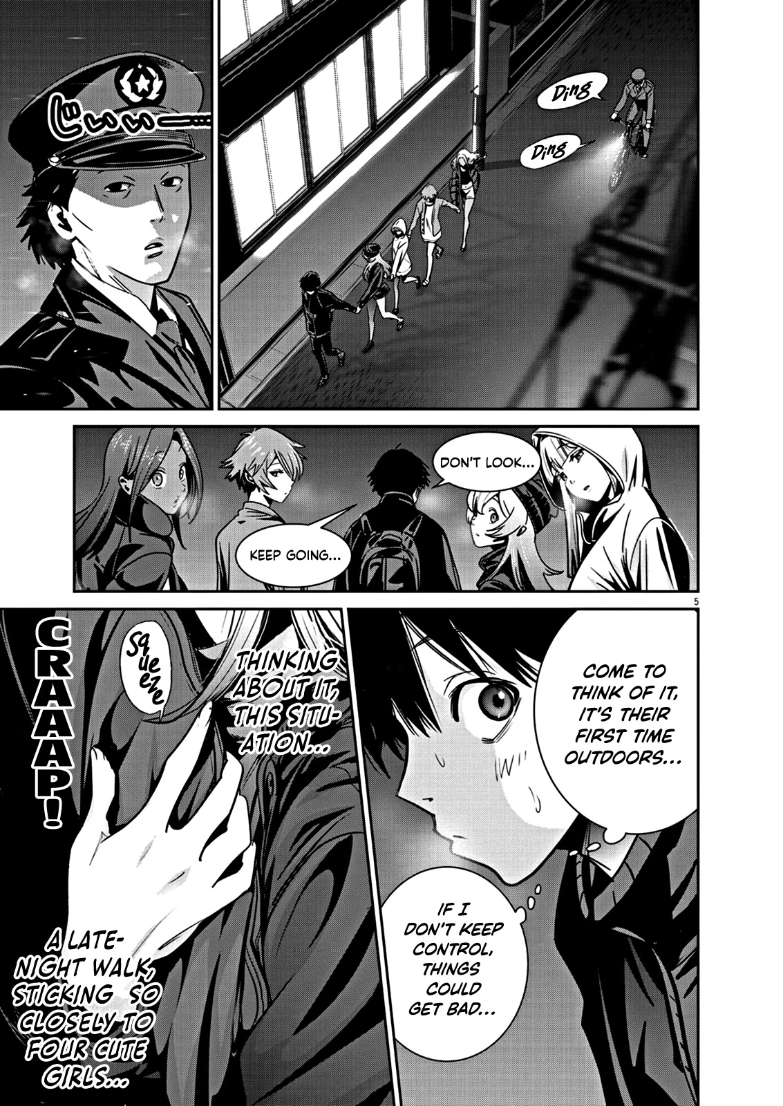 Super Ball Girls Chapter 5 page 5 - Chapter 5: A Walk in the Night