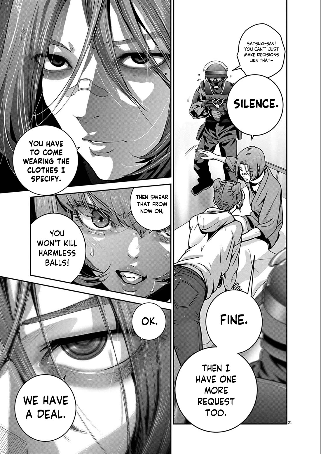 Super Ball Girls Chapter 52 page 20 - Chapter 52: Human-Sphere Security Treaty