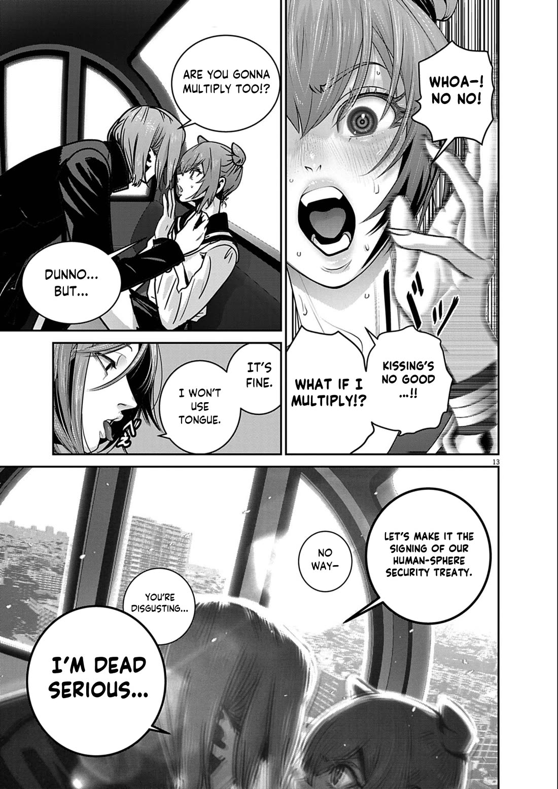 Super Ball Girls Chapter 53 page 13 - Chapter 53: Uniform Date