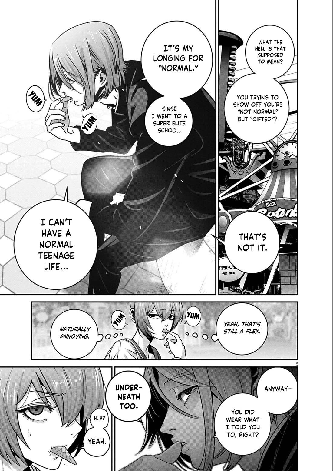 Super Ball Girls Chapter 53 page 5 - Chapter 53: Uniform Date