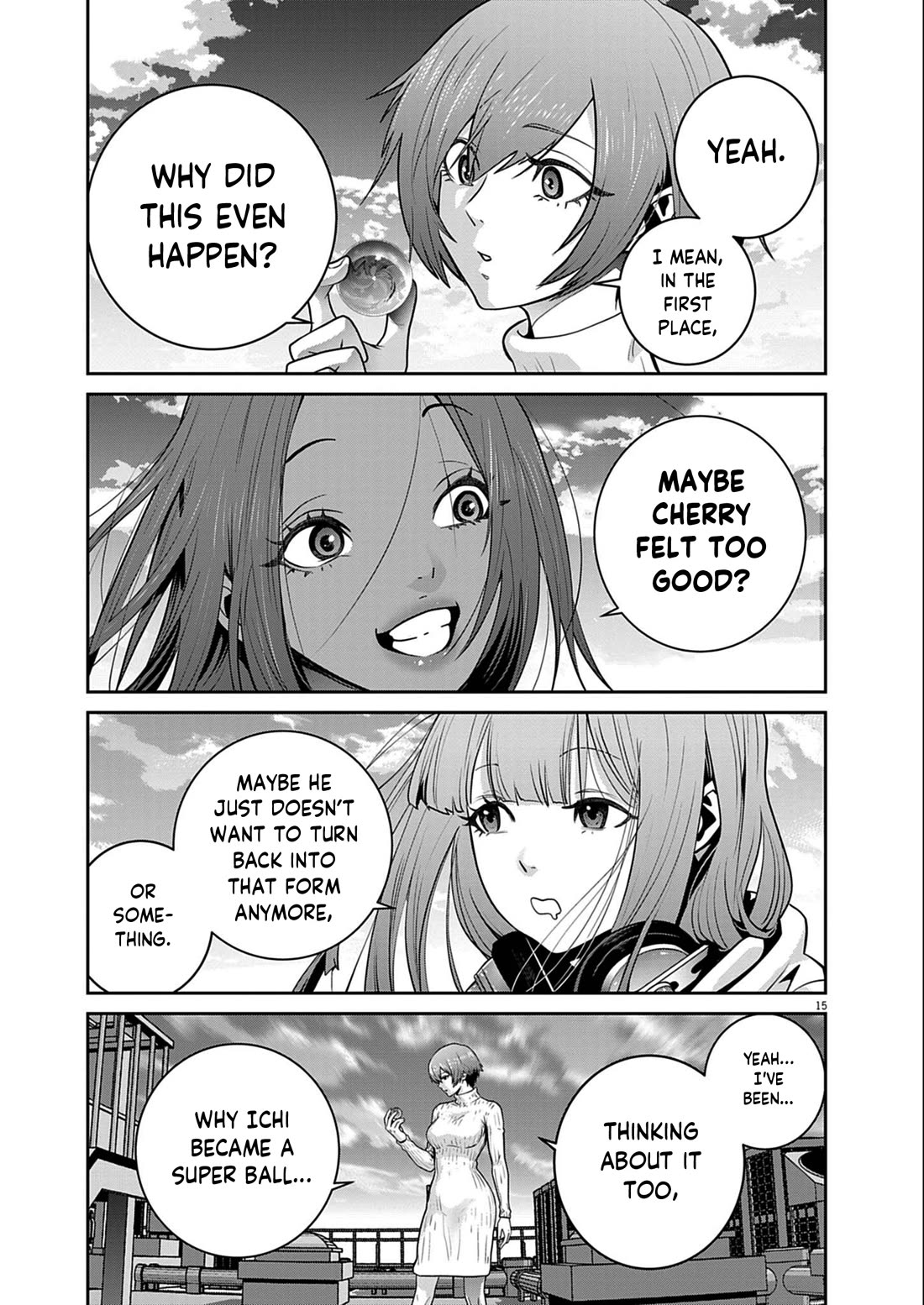 Super Ball Girls Chapter 60 page 15 - Chapter 60: SUPER END