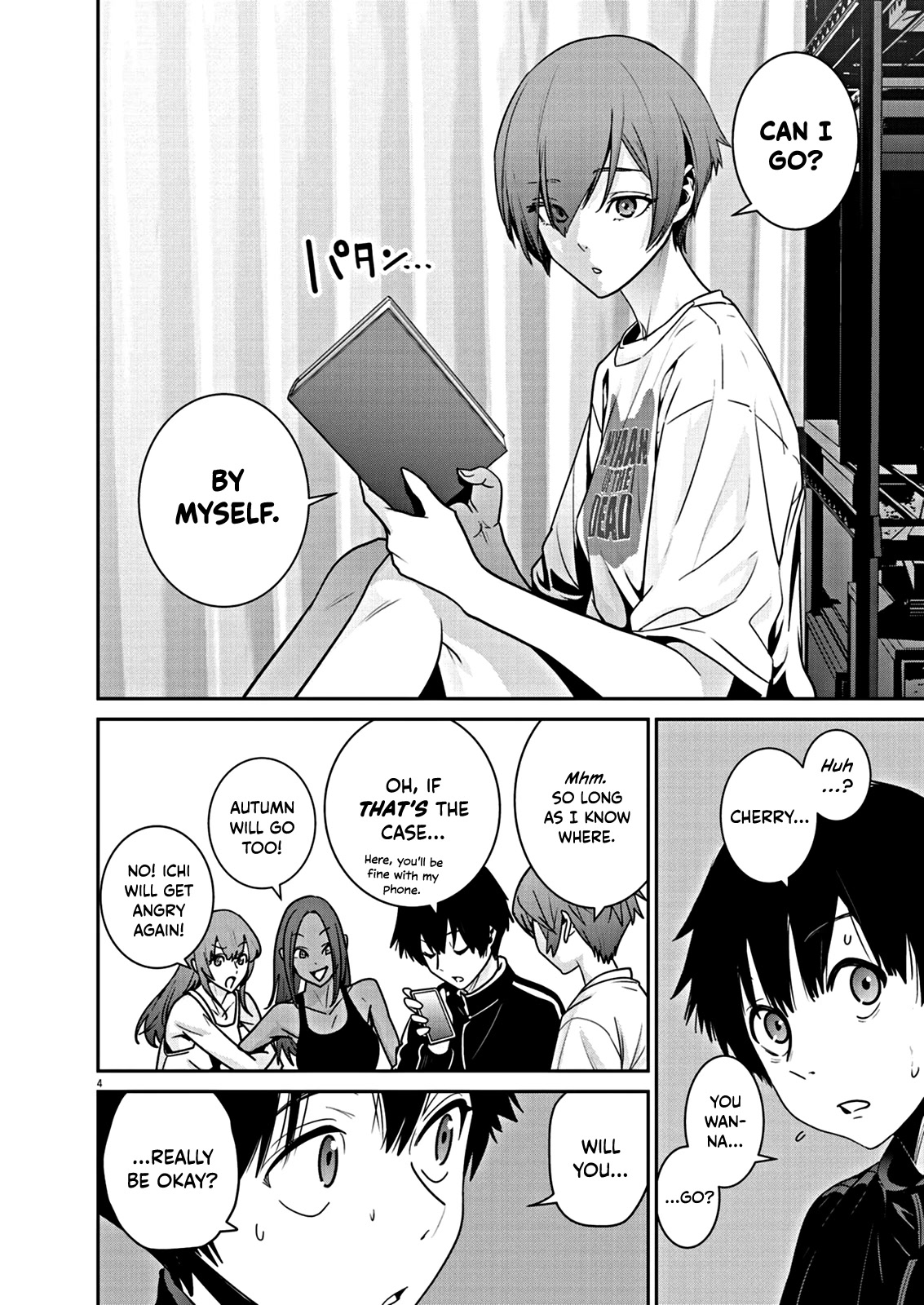 Super Ball Girls Chapter 7 page 5 - Chapter 7: "Welcome Back" "I'm Home"