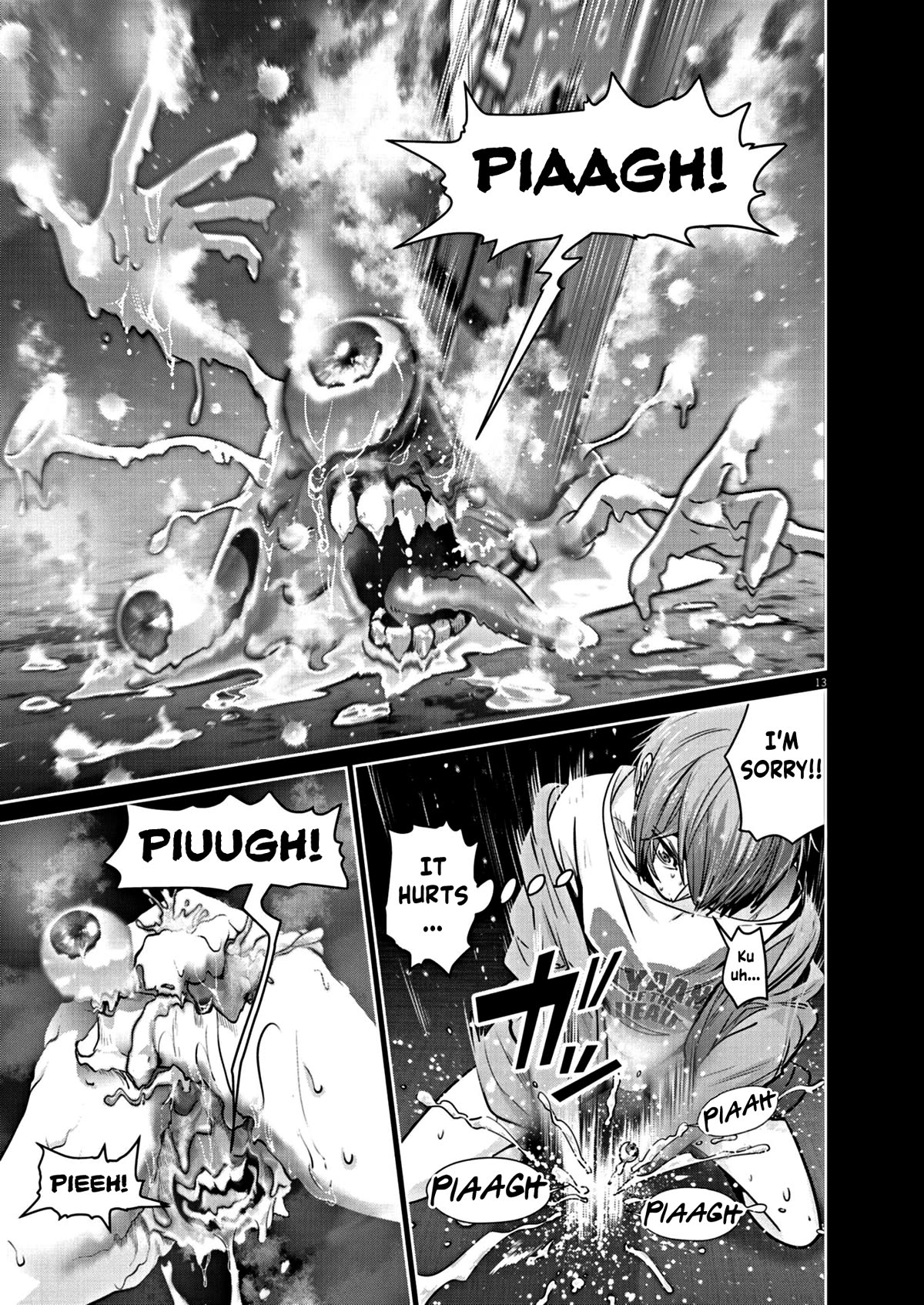Super Ball Girls Chapter 9 page 13 - Chapter 9: Pain
