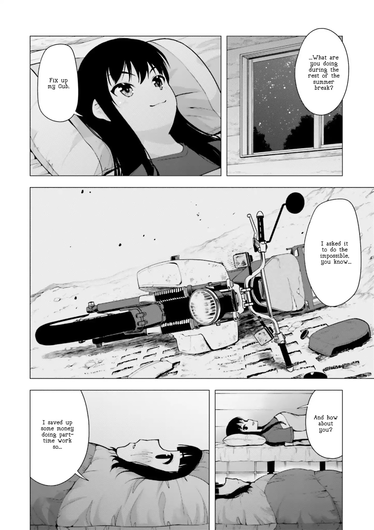 Super Cub Chapter 10 page 12 - Chapter 10: Baka Mitai "So Stupid"