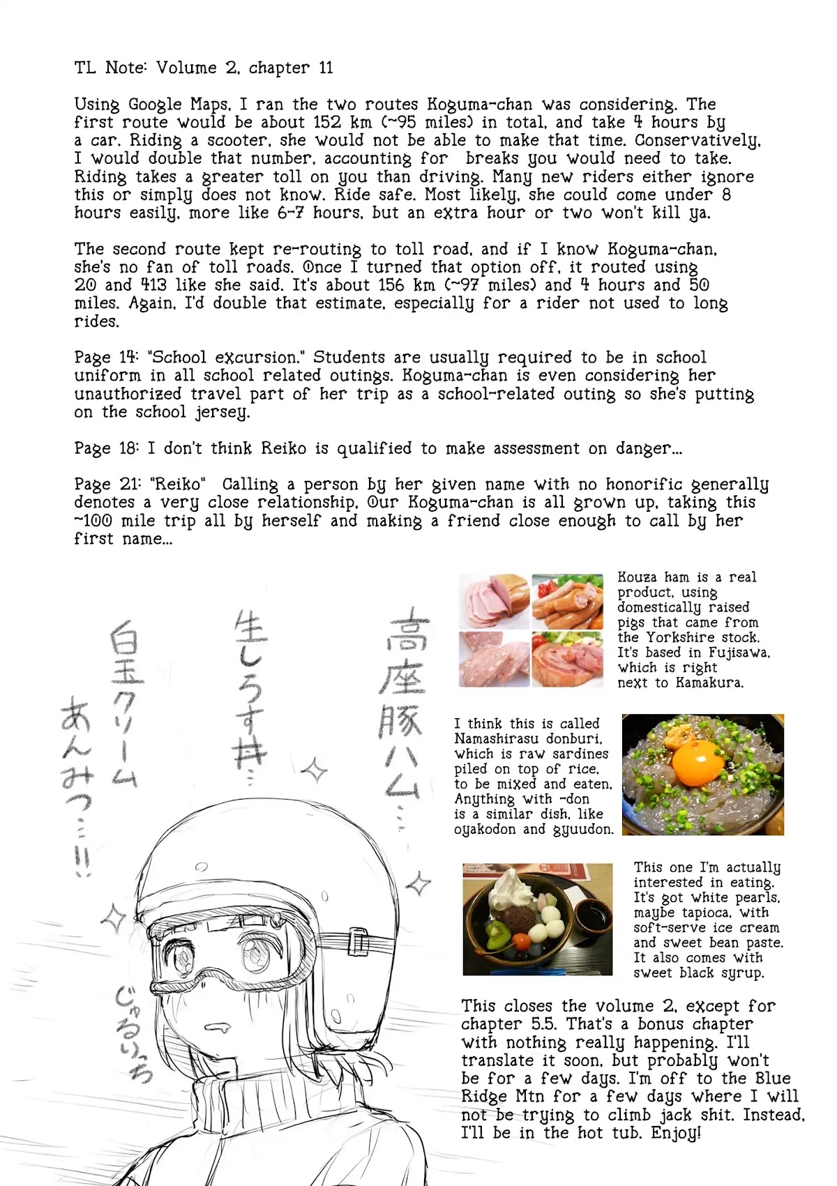Super Cub Chapter 11 page 27 - Chapter 11: Shuugaku Ryokou "Field Trip"