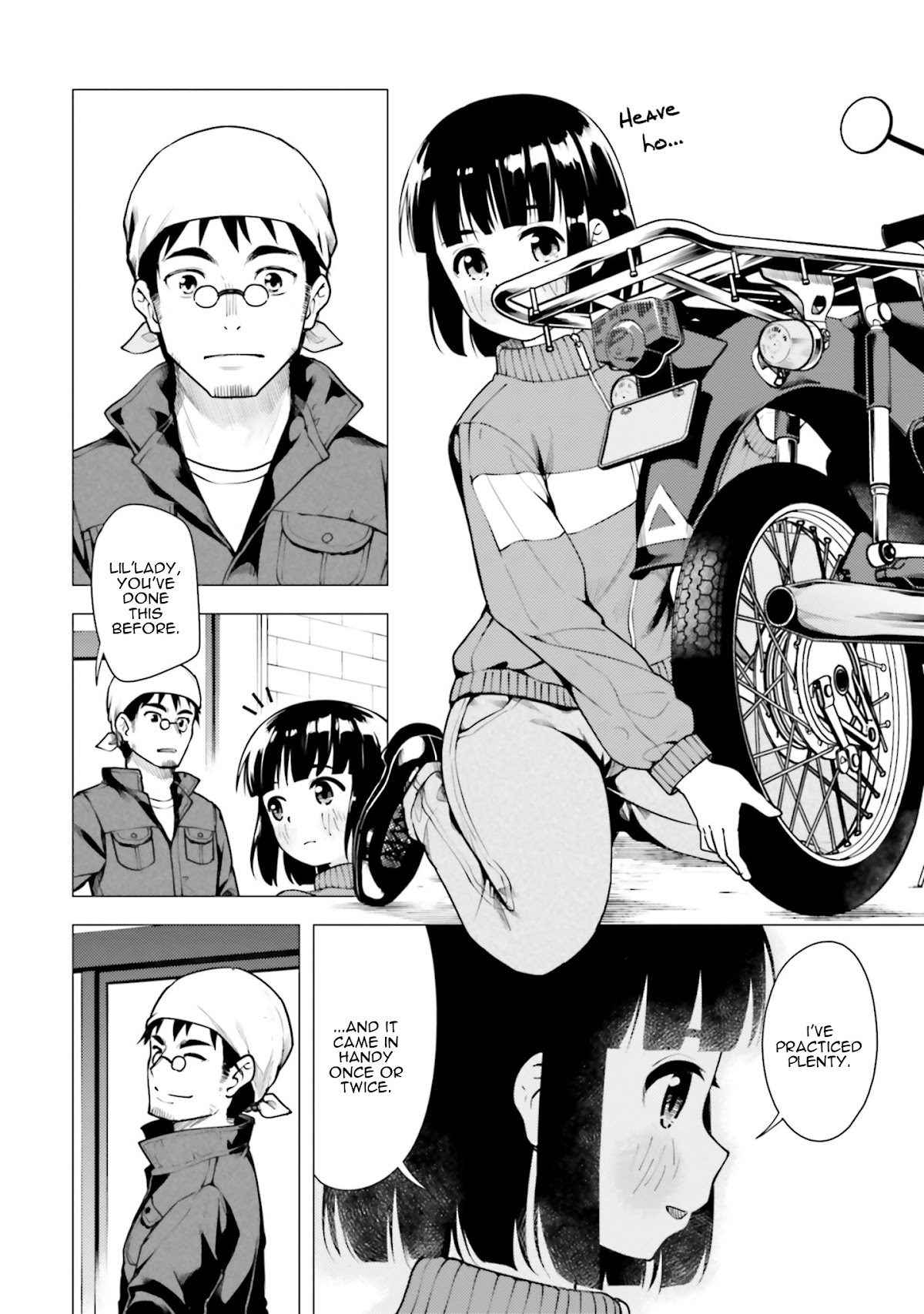 Super Cub Chapter 12 page 16 - Chapter 12: Hitodasuke "Helping Out"