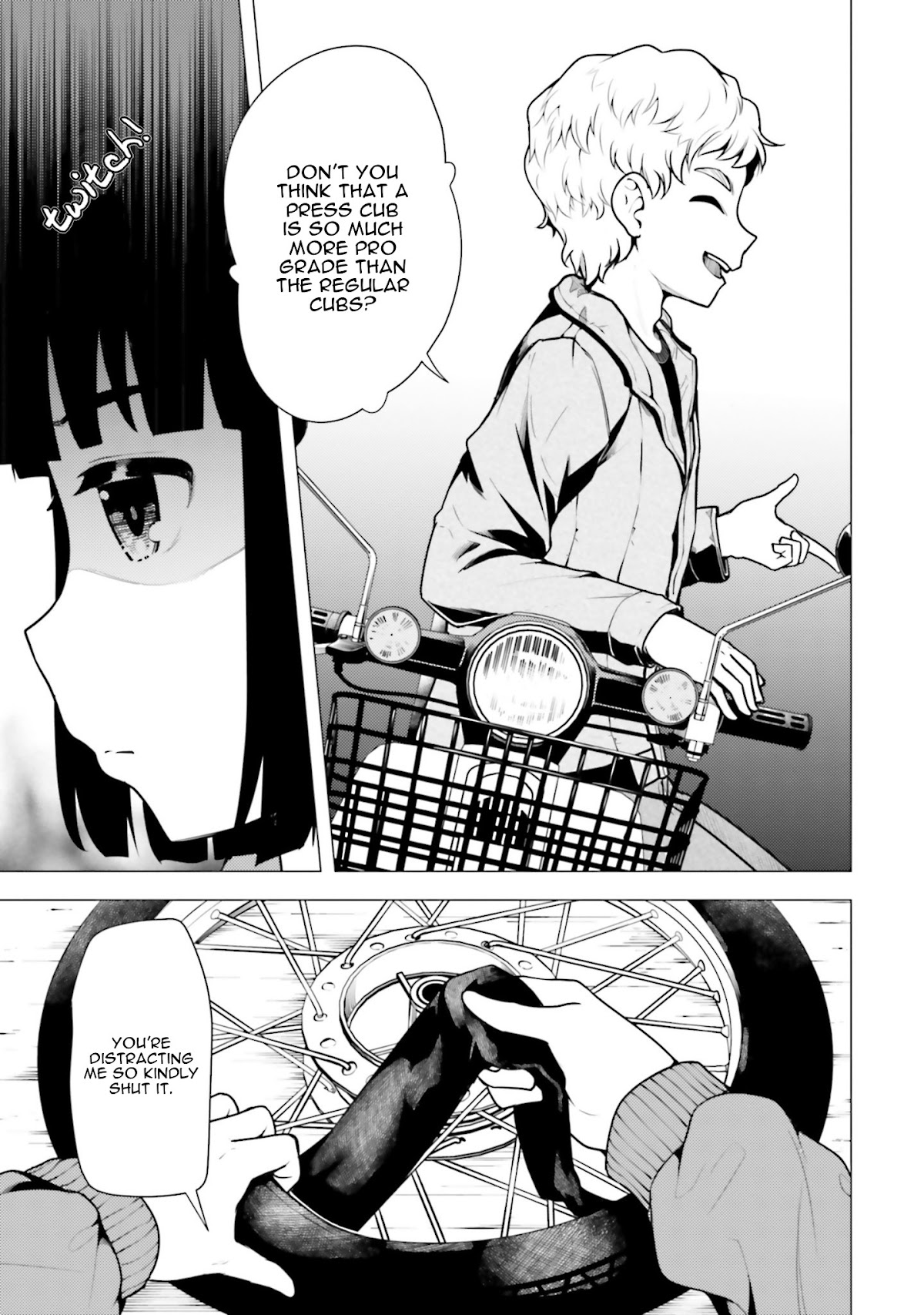 Super Cub Chapter 12 page 19 - Chapter 12: Hitodasuke "Helping Out"