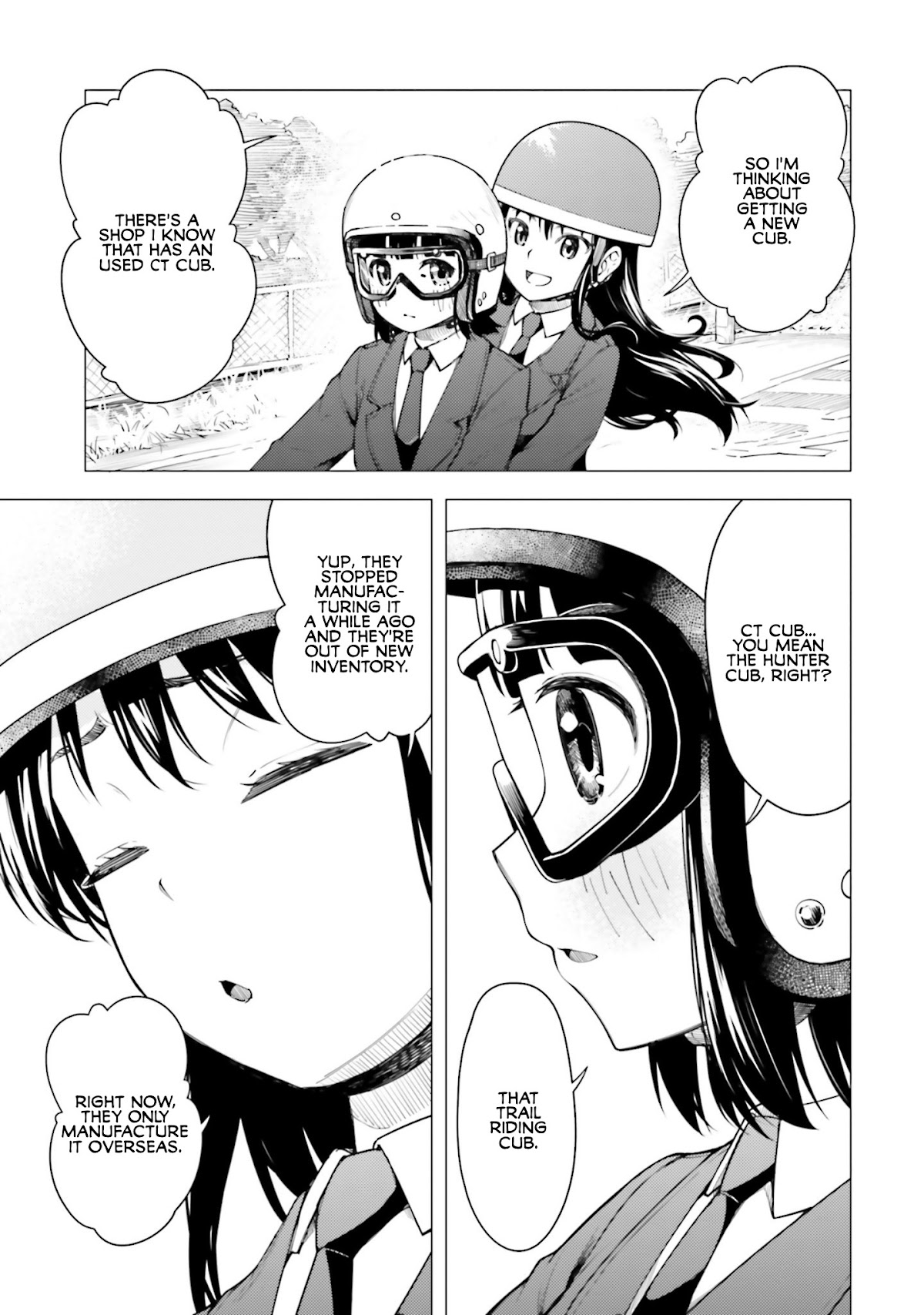 Super Cub Chapter 14 page 21 - Chapter 14: Watashi no Cub "My Cub"