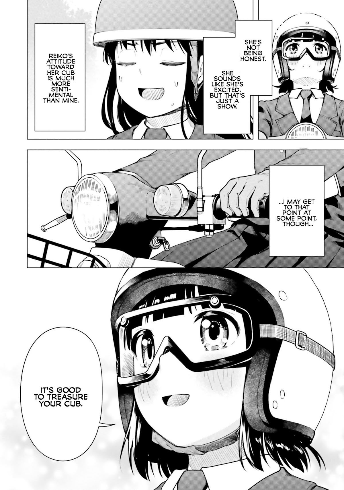 Super Cub Chapter 14 page 22 - Chapter 14: Watashi no Cub "My Cub"