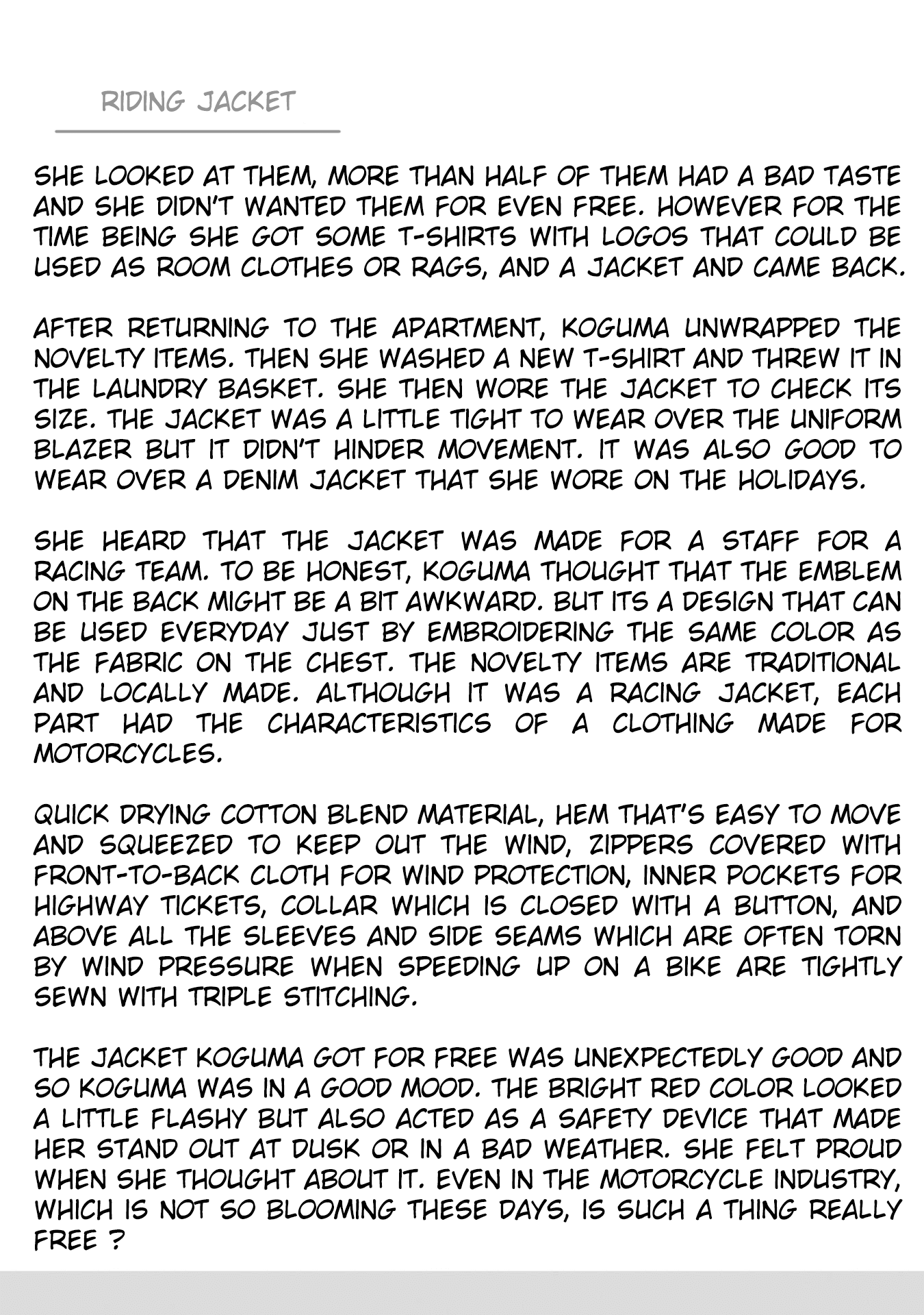 Super Cub Chapter 21.6 page 9 - Chapter 21.6: Volume 4 extras