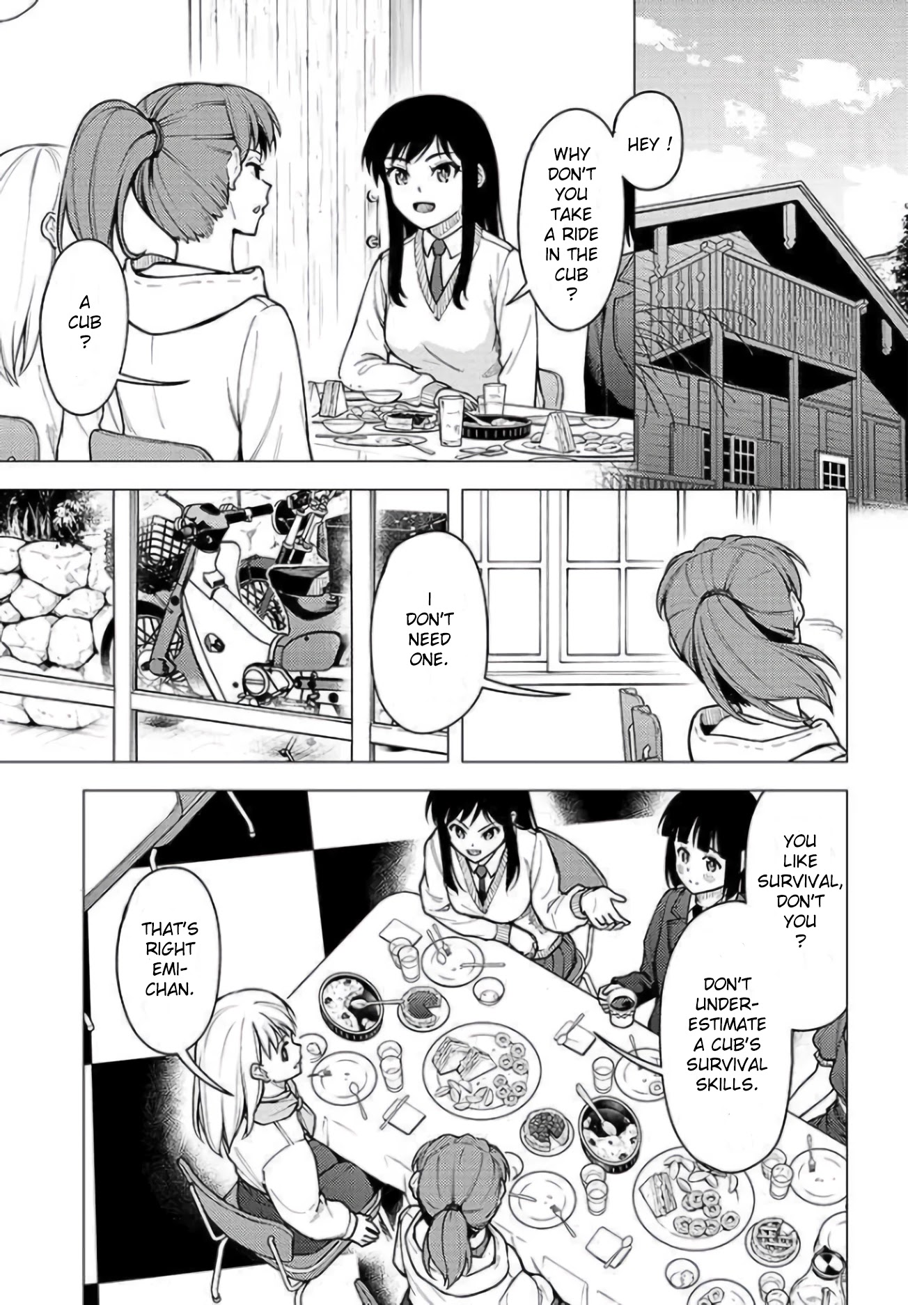 Super Cub Chapter 28 page 17 - Chapter 28: Koguma and Emi
