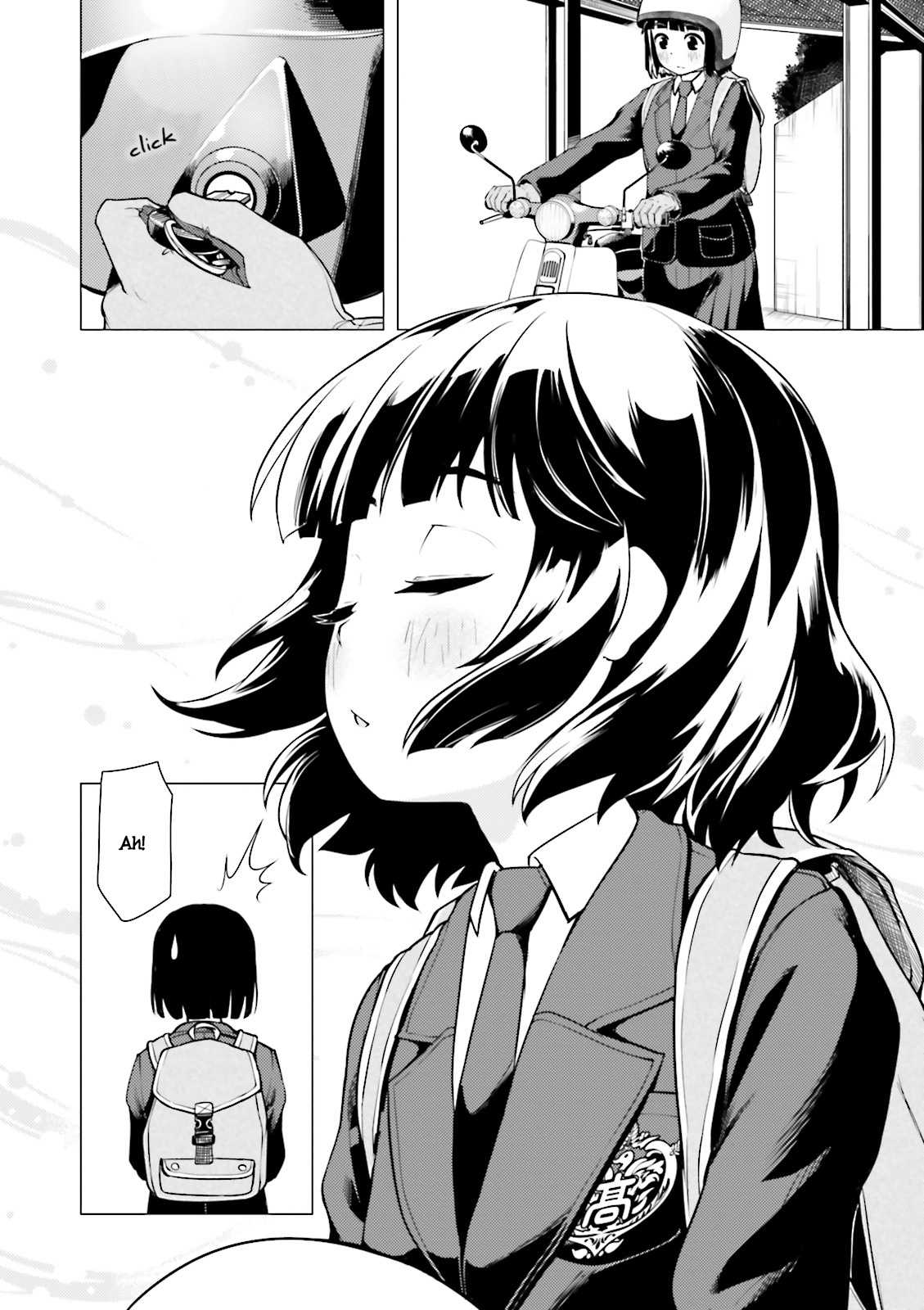 Super Cub Chapter 3 page 10 - Chapter 3: Dokonidemo Aru "It's Everywhere"