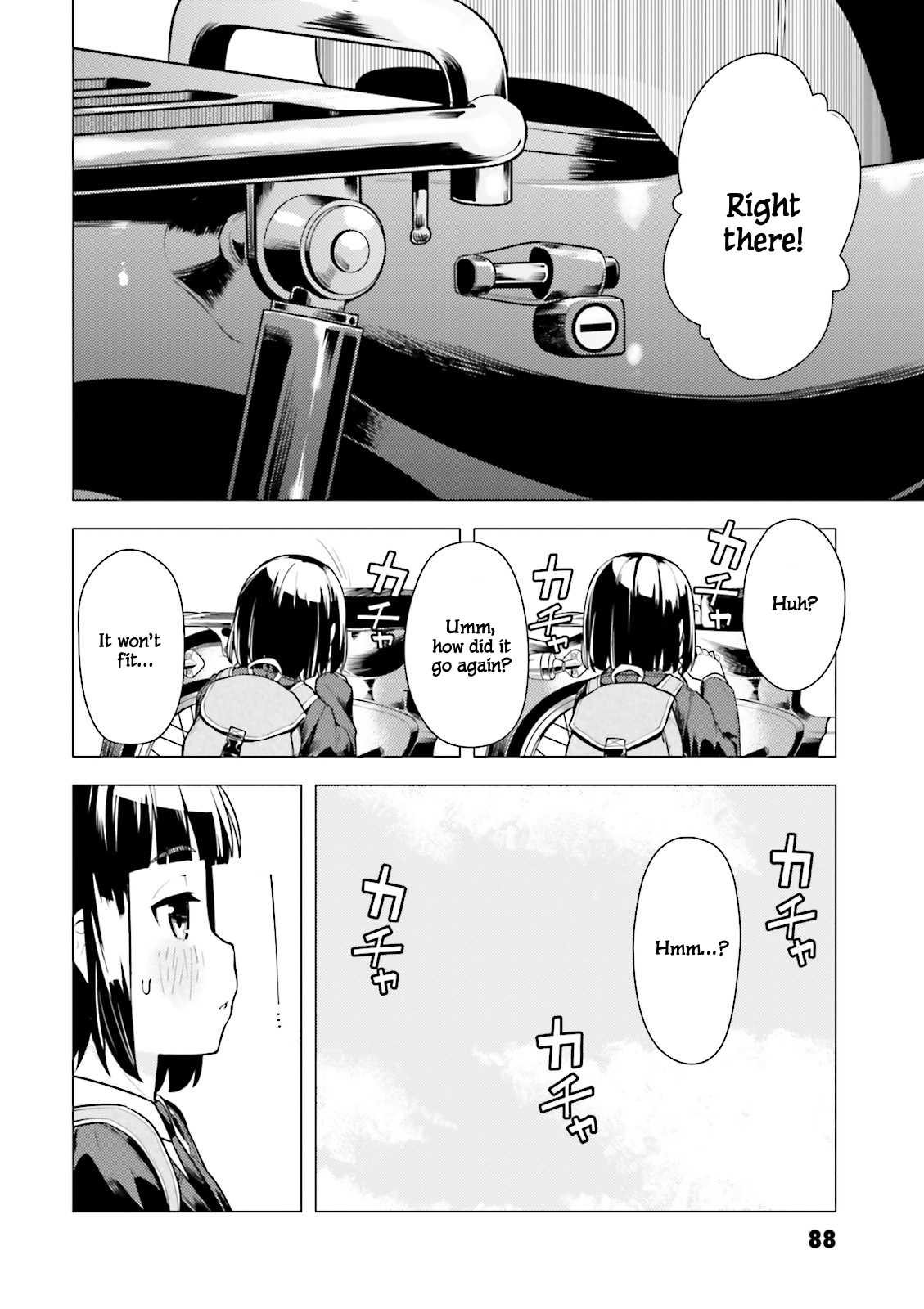 Super Cub Chapter 3 page 12 - Chapter 3: Dokonidemo Aru "It's Everywhere"