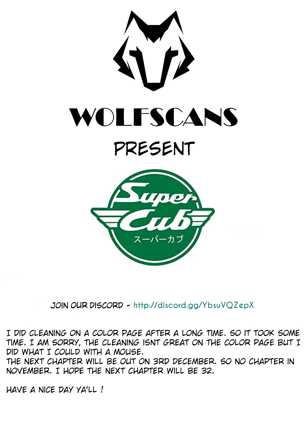 Super Cub Chapter 31.52 page 14 - Chapter 31.52: Raincoat