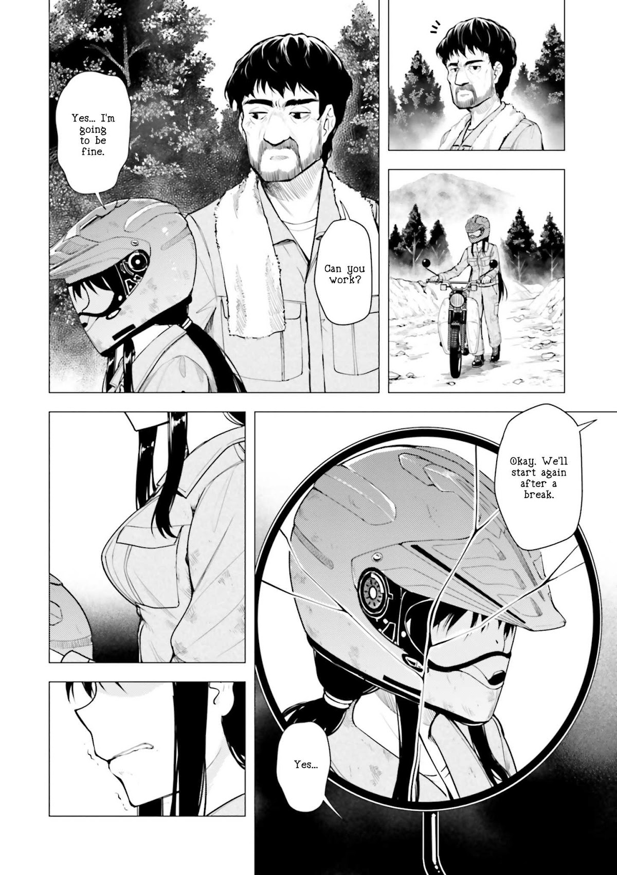 Super Cub Chapter 8 page 14 - Chapter 8: Reiko no Natsu "Reiko's Summer"