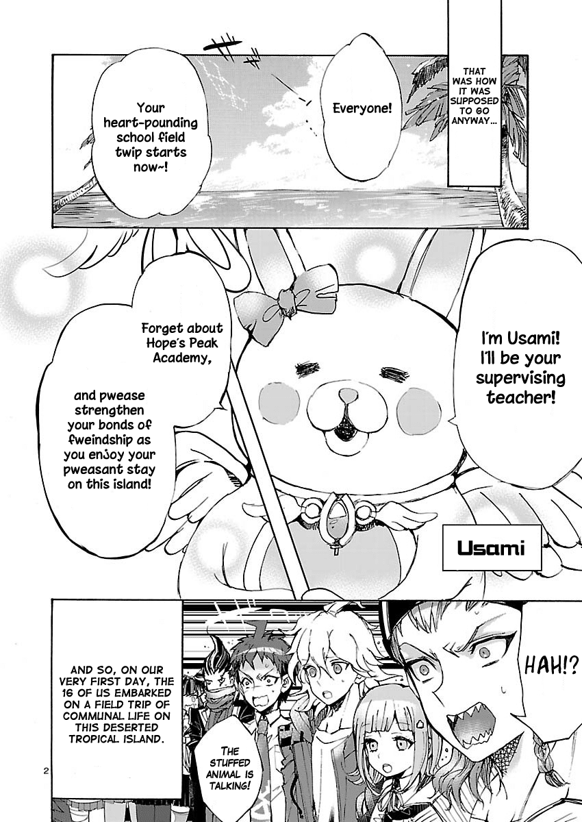 Super Dangan Ronpa 2: Kazuichi Souda in the Middle of Despair-Inducing Casuality Chapter 0 page 2 - Chapter 0
