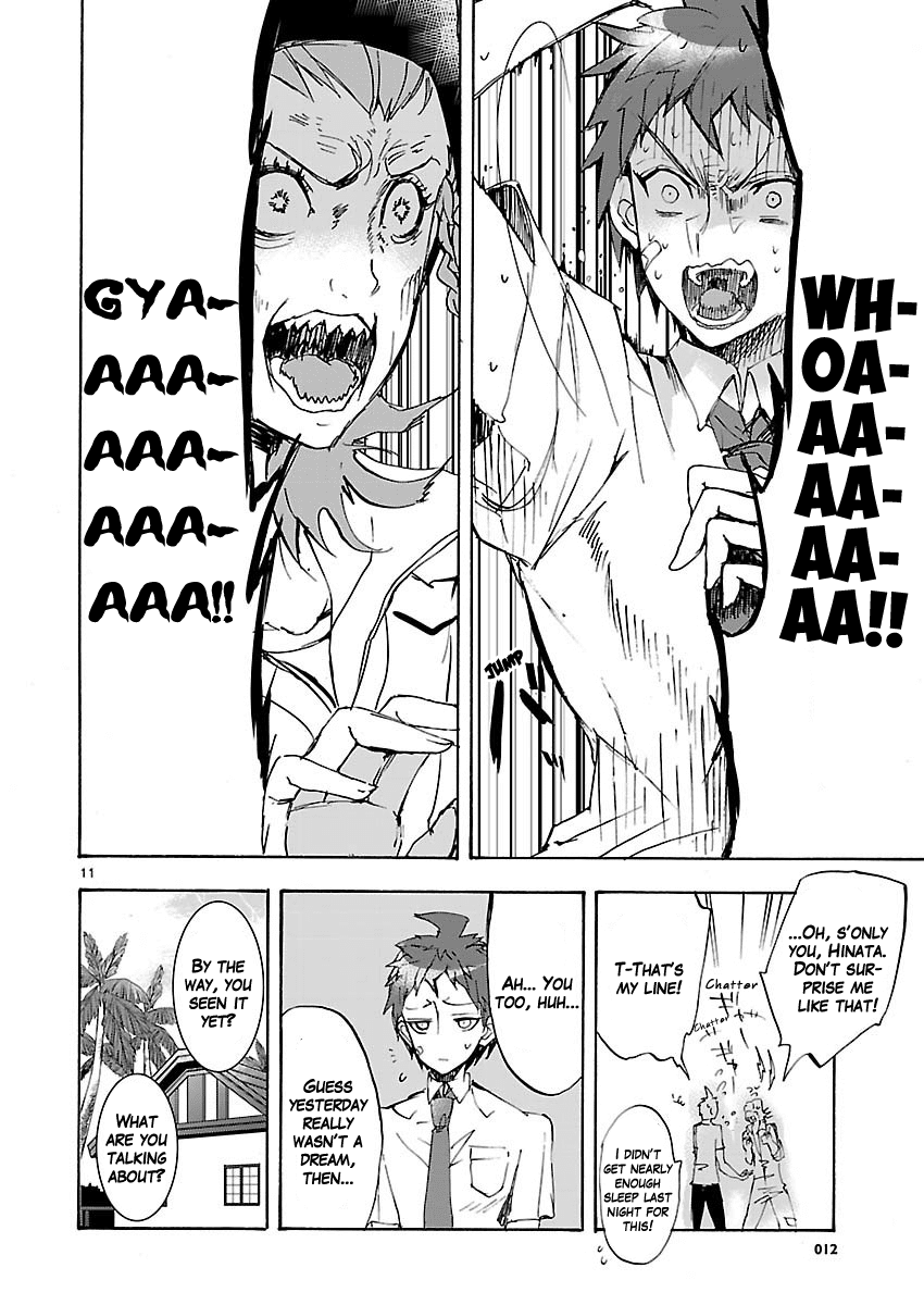 Super Dangan Ronpa 2: Kazuichi Souda in the Middle of Despair-Inducing Casuality Chapter 1 page 11 - Chapter 1