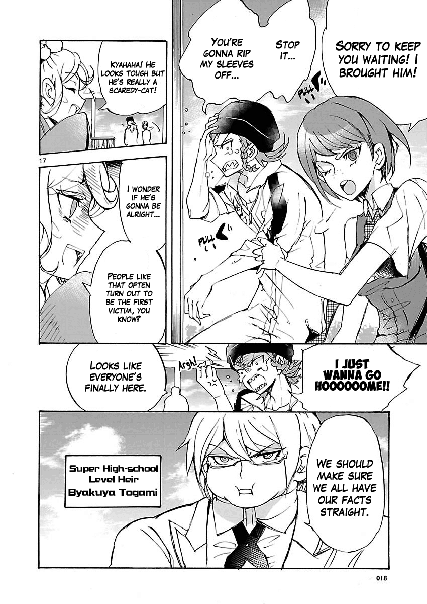 Super Dangan Ronpa 2: Kazuichi Souda in the Middle of Despair-Inducing Casuality Chapter 1 page 17 - Chapter 1