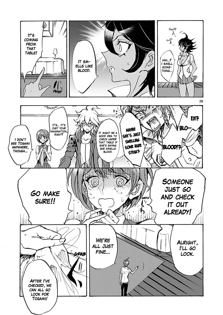 Super Dangan Ronpa 2: Kazuichi Souda in the Middle of Despair-Inducing Casuality Chapter 1 page 36 - Chapter 1