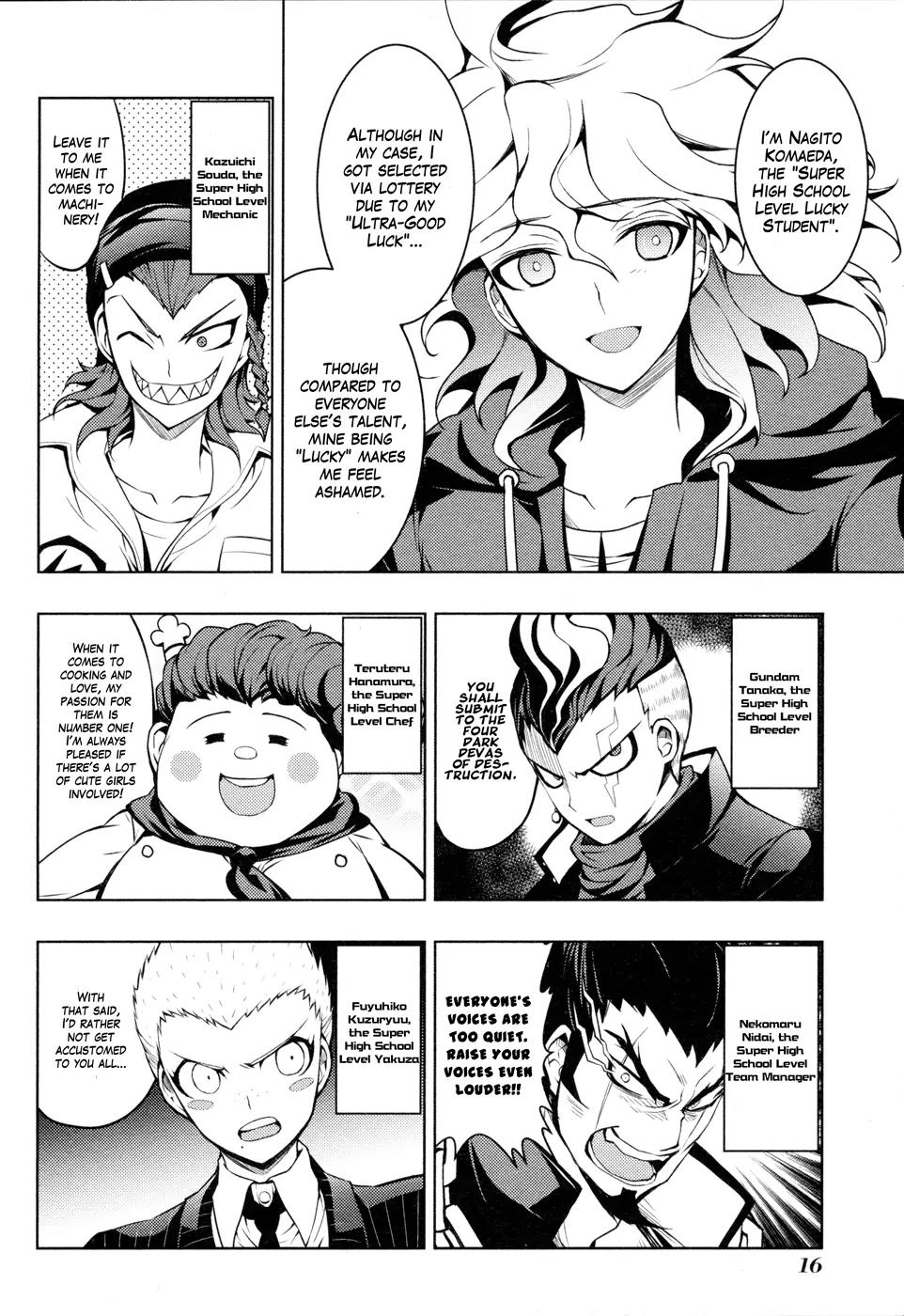 Super Danganronpa 2 - Chiaki Nanami's Goodbye Despair Quest Chapter 1 page 17 - Chapter 1