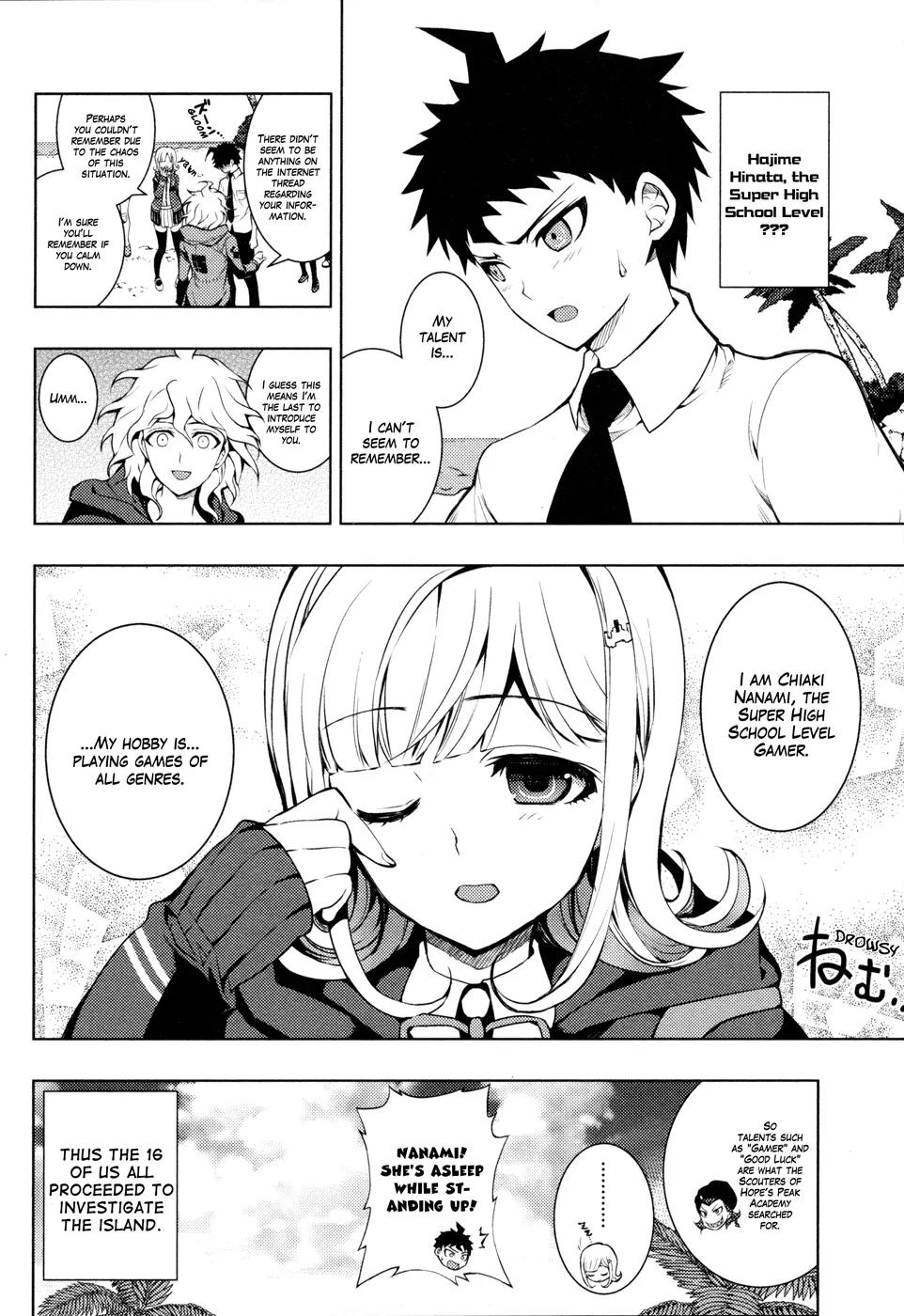 Super Danganronpa 2 - Chiaki Nanami's Goodbye Despair Quest Chapter 1 page 19 - Chapter 1