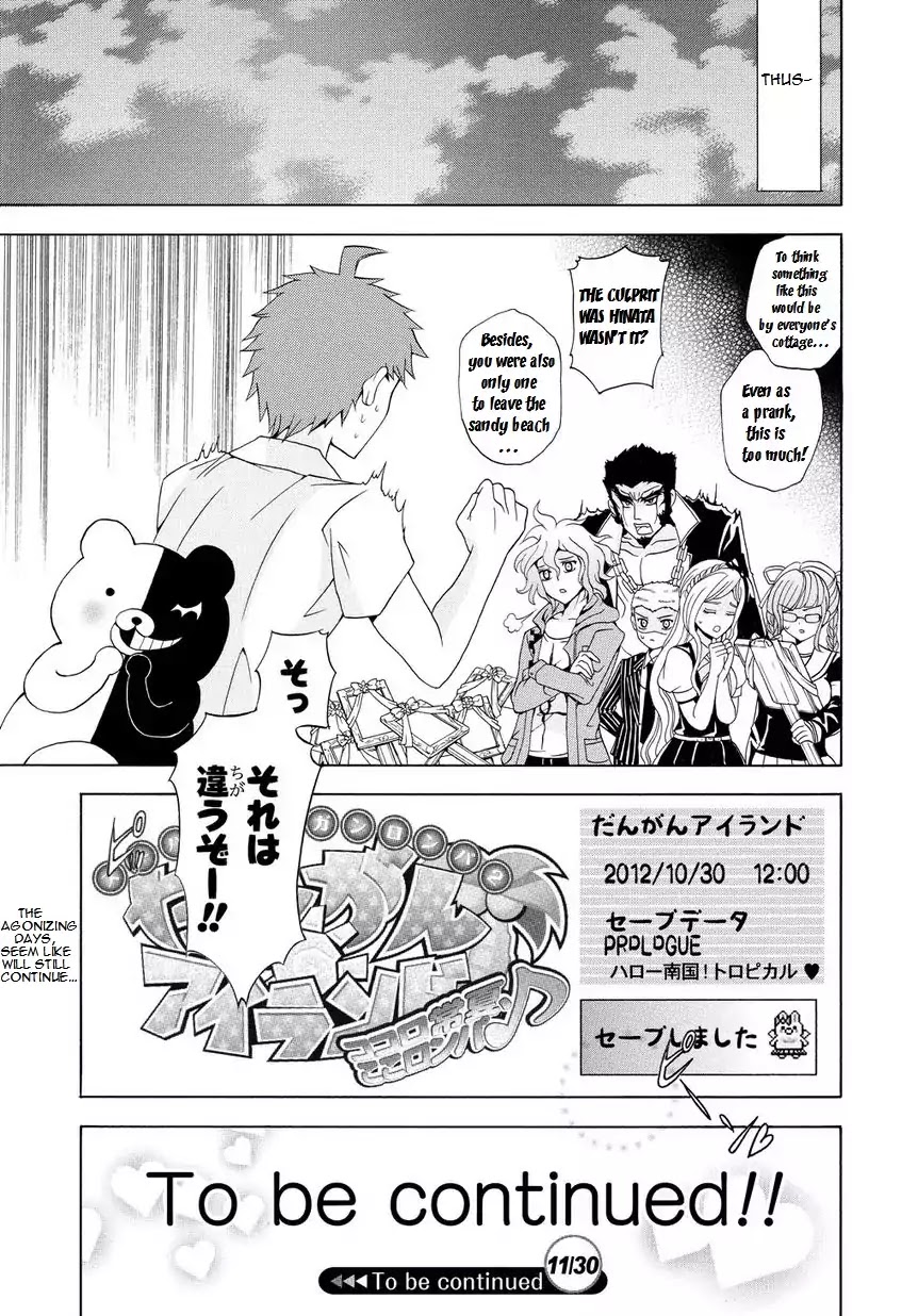 Super Danganronpa 2 - Dangan Island - Kokoro Tokonatsu, Kokoronpa Chapter 0 page 20 - Chapter 0: Chapter Prologue