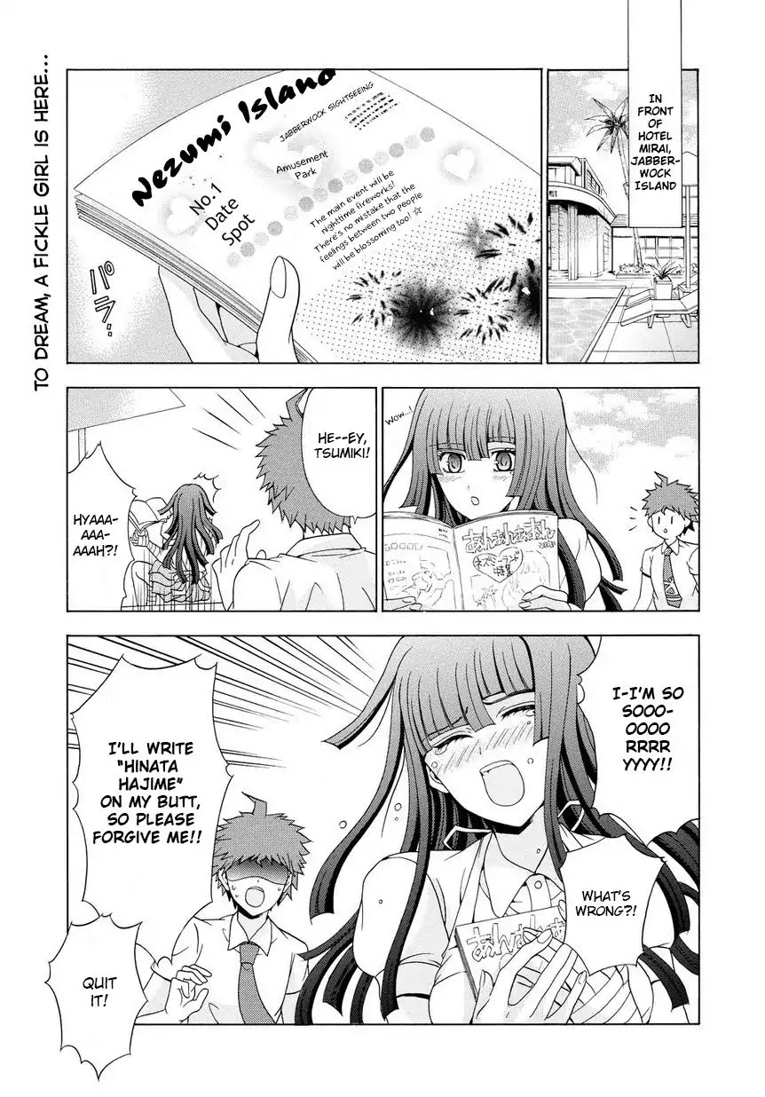 Super Danganronpa 2 - Dangan Island - Kokoro Tokonatsu, Kokoronpa Chapter 3 page 1 - Chapter 3: Sick + Nurse = An Incident!?