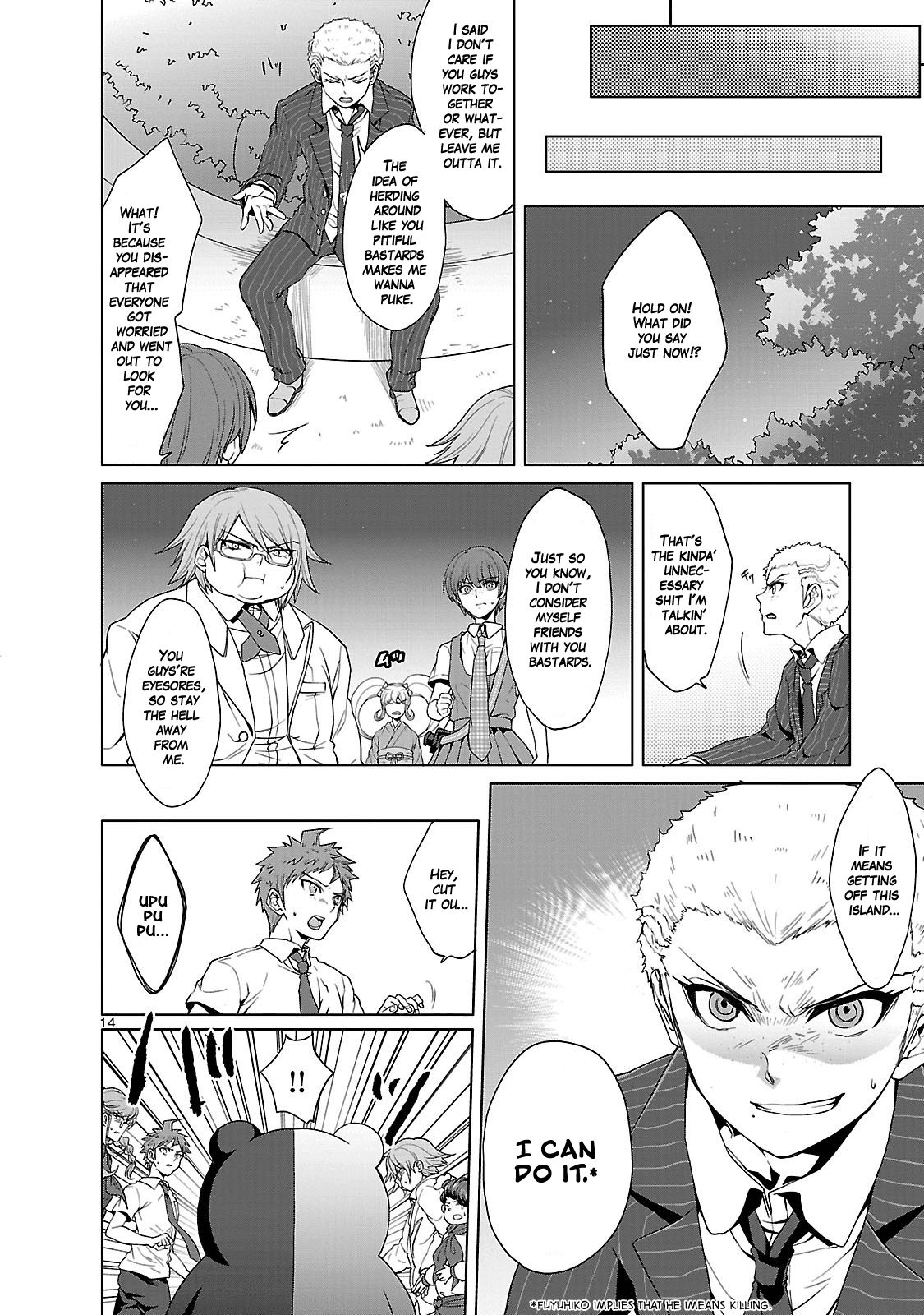 Super Danganronpa 2: Goodbye Despair Academy Chapter 1 page 16 - Chapter 1: The Beginning of the Field Trip of Mutual Killing