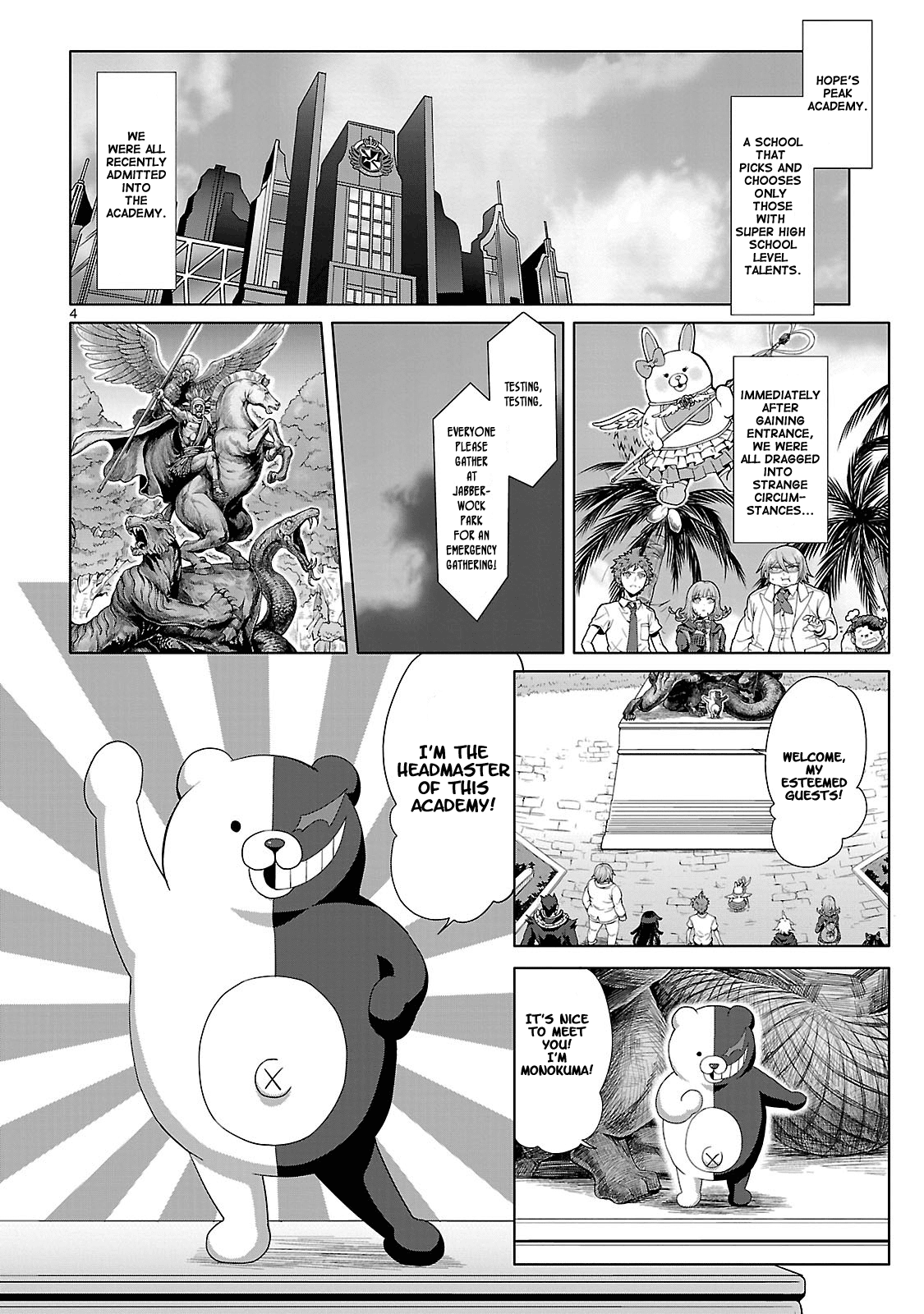 Super Danganronpa 2: Goodbye Despair Academy Chapter 1 page 6 - Chapter 1: The Beginning of the Field Trip of Mutual Killing