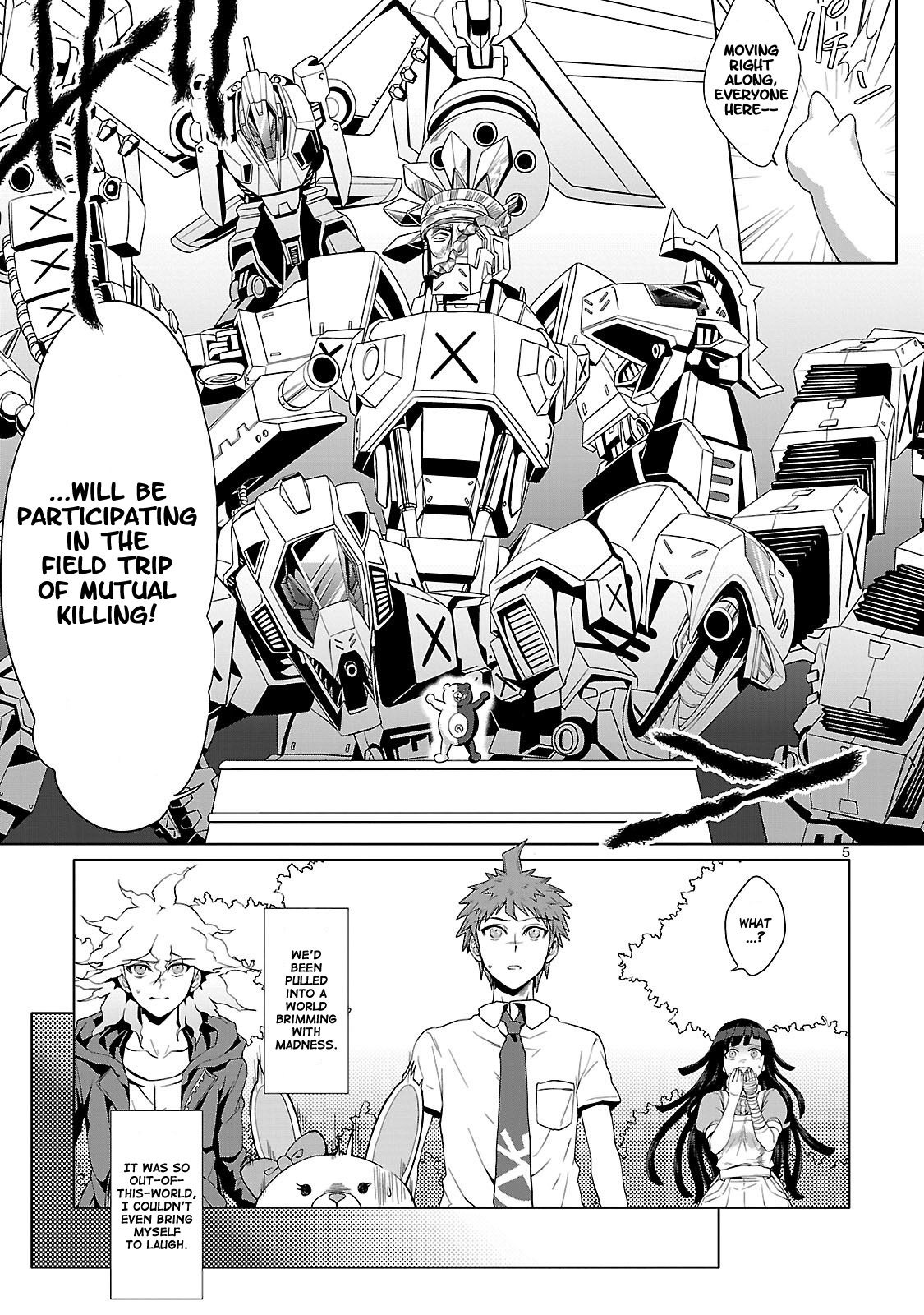 Super Danganronpa 2: Goodbye Despair Academy Chapter 1 page 7 - Chapter 1: The Beginning of the Field Trip of Mutual Killing