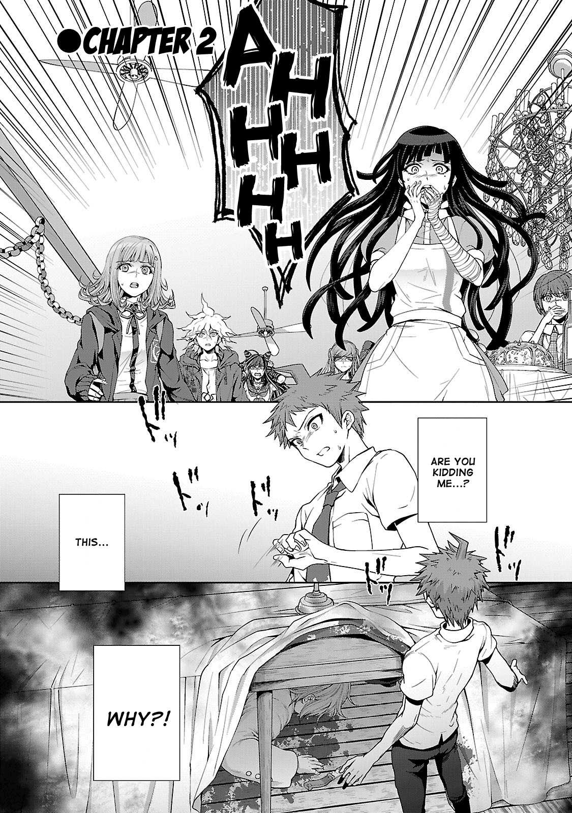 Super Danganronpa 2: Goodbye Despair Academy Chapter 2.1 page 1 - Chapter 2.1: Part 1 - The First Murder