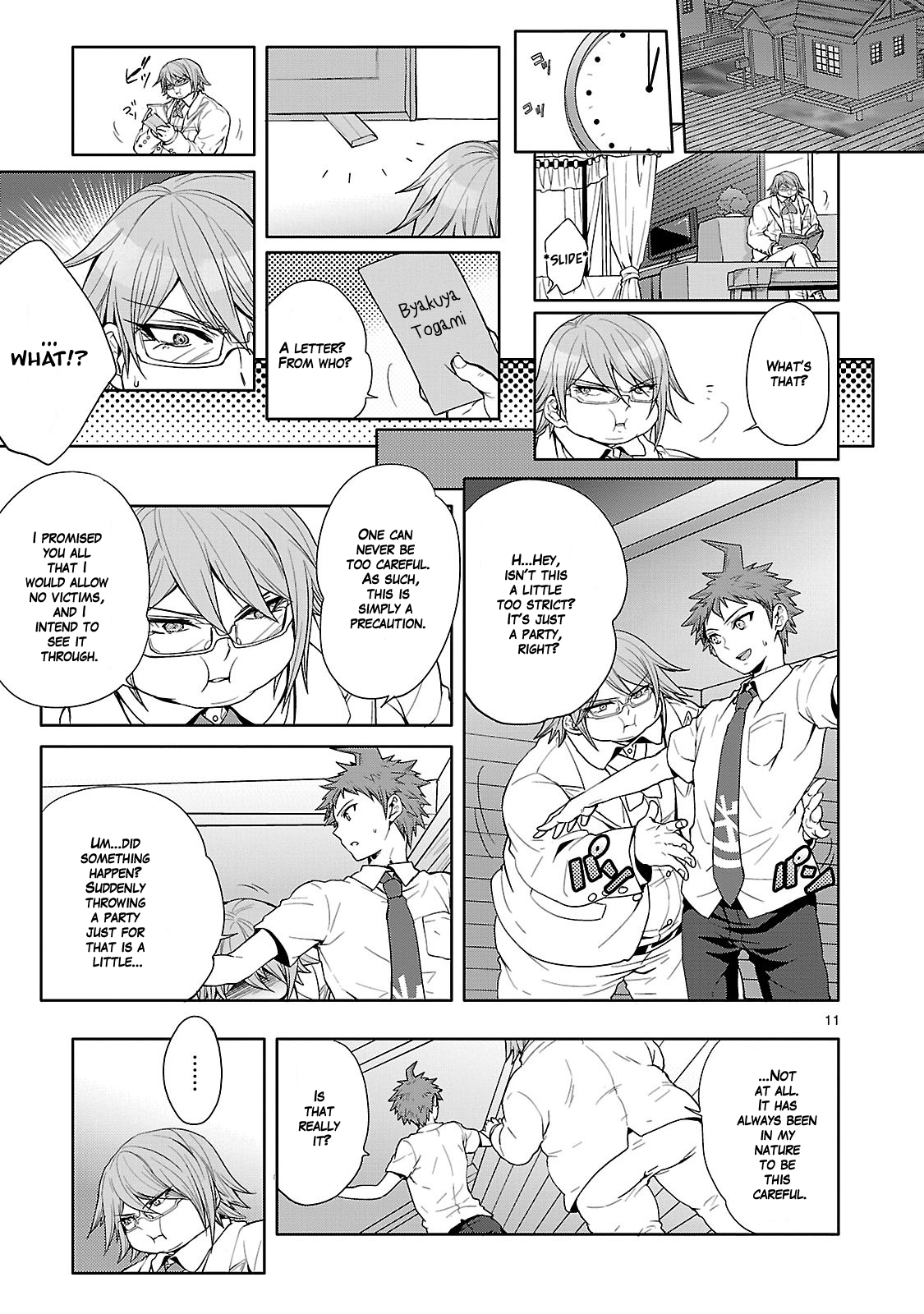 Super Danganronpa 2: Goodbye Despair Academy Chapter 2.1 page 11 - Chapter 2.1: Part 1 - The First Murder