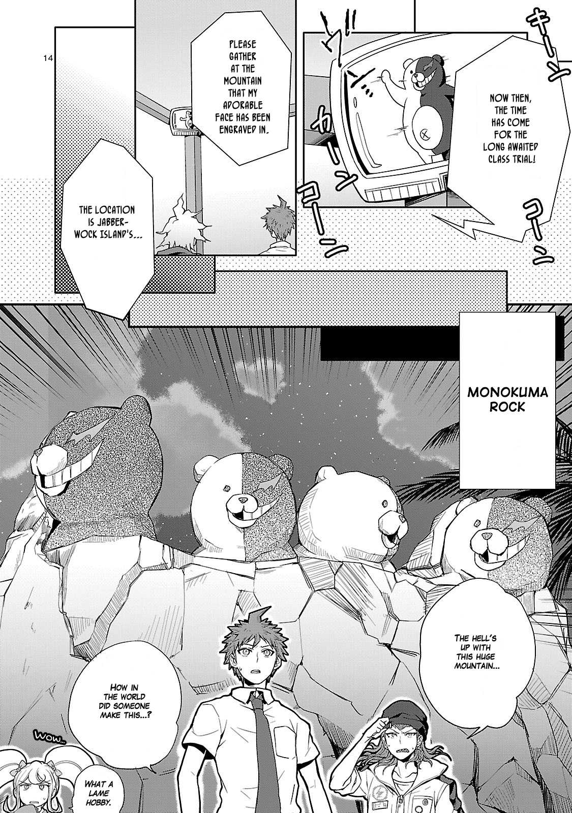Super Danganronpa 2: Goodbye Despair Academy Chapter 2.1 page 14 - Chapter 2.1: Part 1 - The First Murder