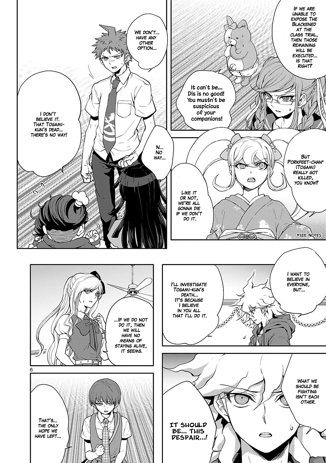 Super Danganronpa 2: Goodbye Despair Academy Chapter 2.1 page 6 - Chapter 2.1: Part 1 - The First Murder