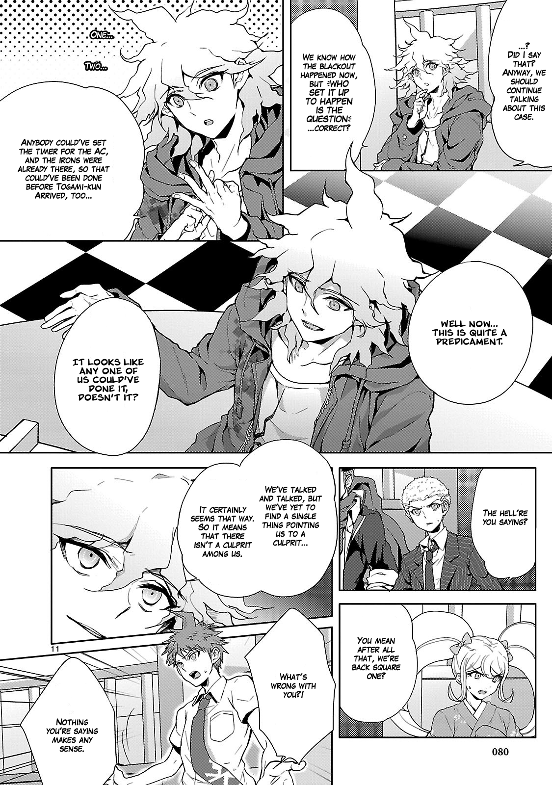 Super Danganronpa 2: Goodbye Despair Academy Chapter 2.2 page 11 - Chapter 2.2: Part Two - Class Trial in Session!